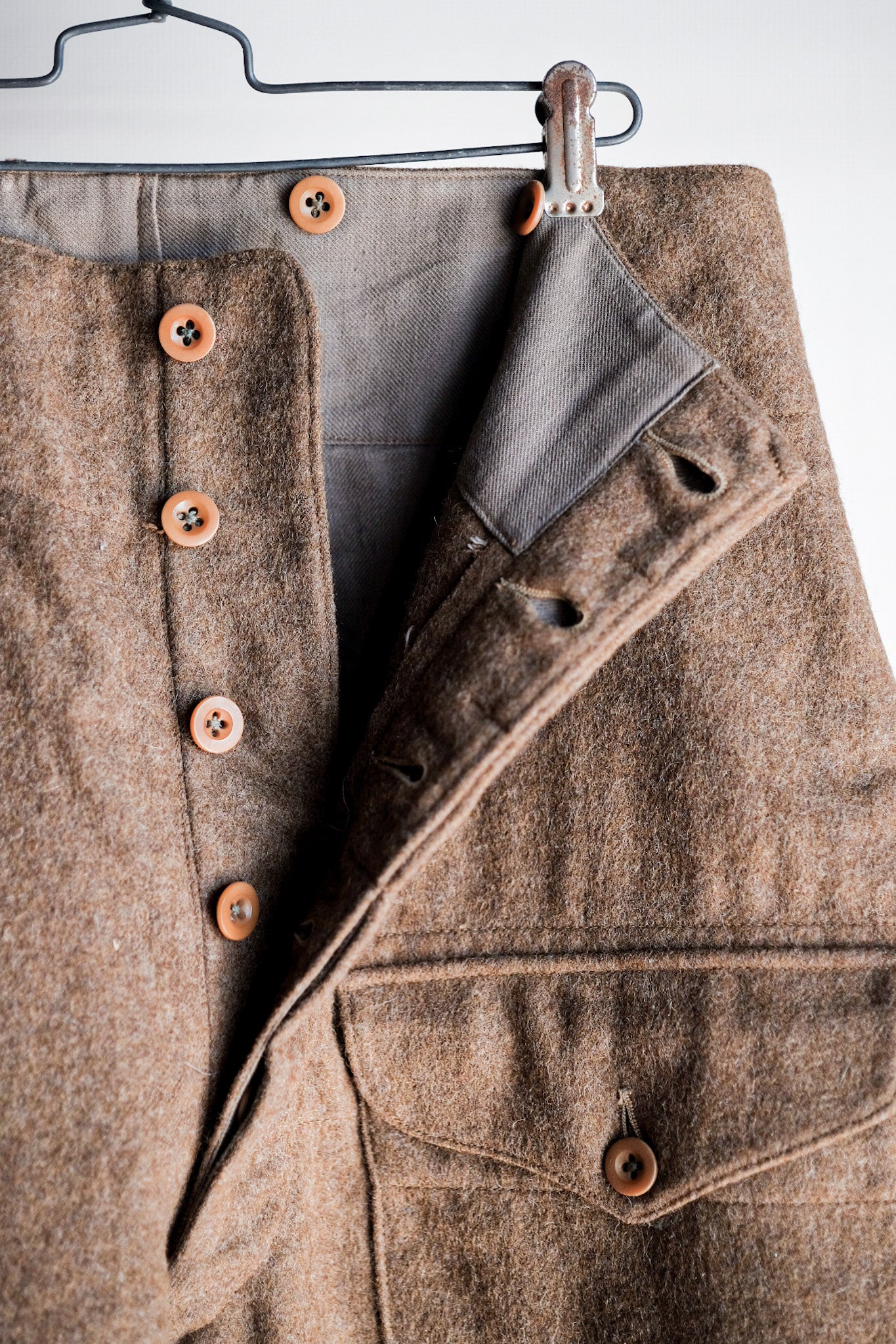 【~50's】British Army Battledress Wool Trousers