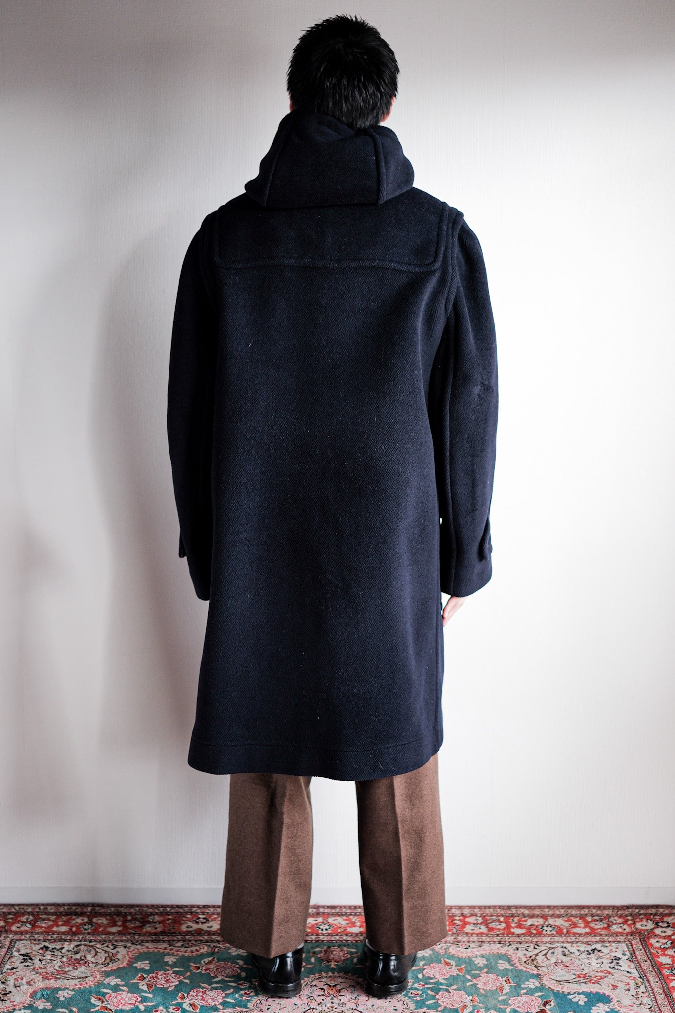 【~90's】Old INVERTERE Wool Duffle Coat "Moorbrook"