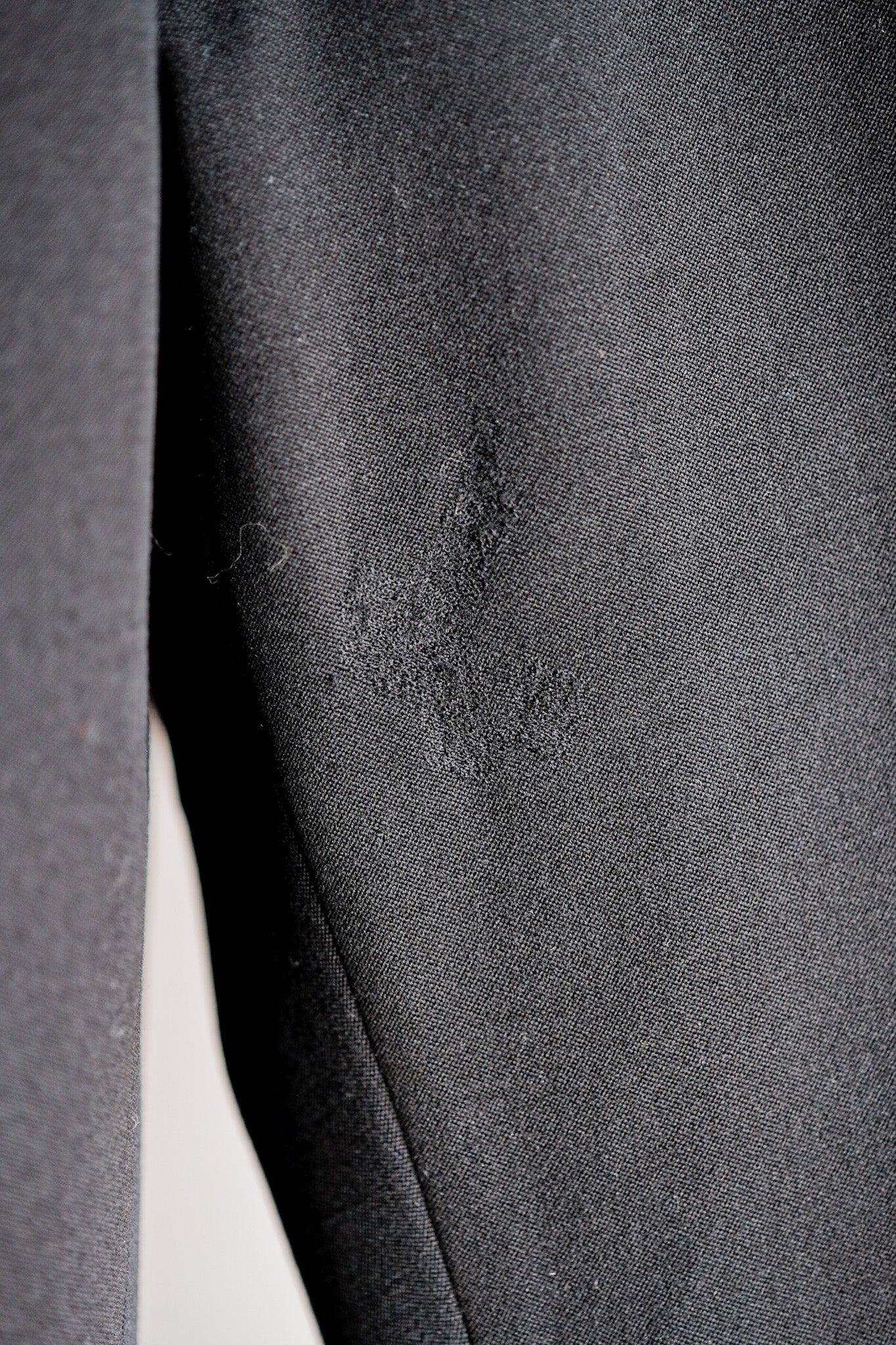 【~40's】French Vintage Black Wool Trousers