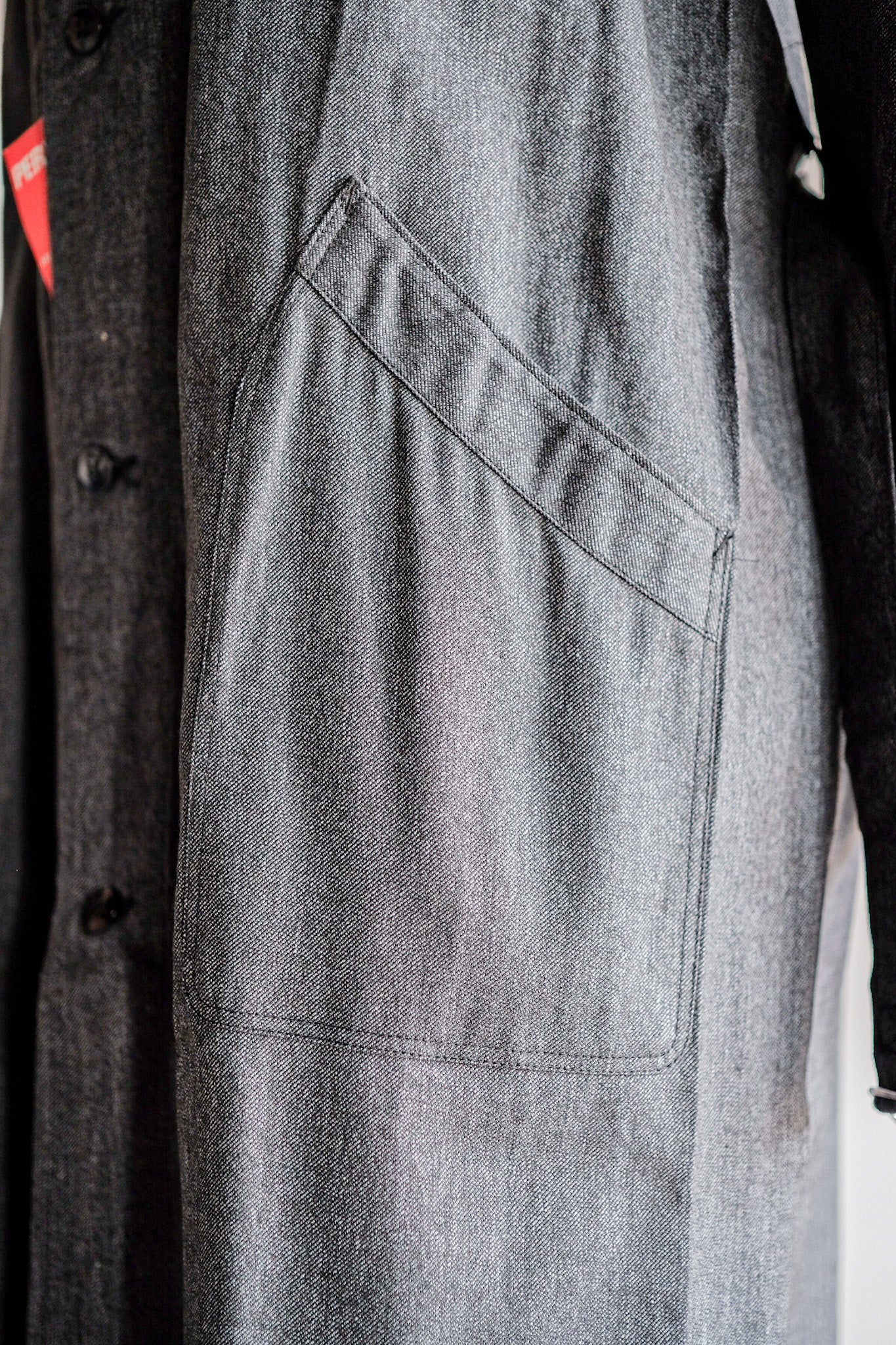 【~40's】French Vintage Black Chambray Atelier Coat “Dead Stock”