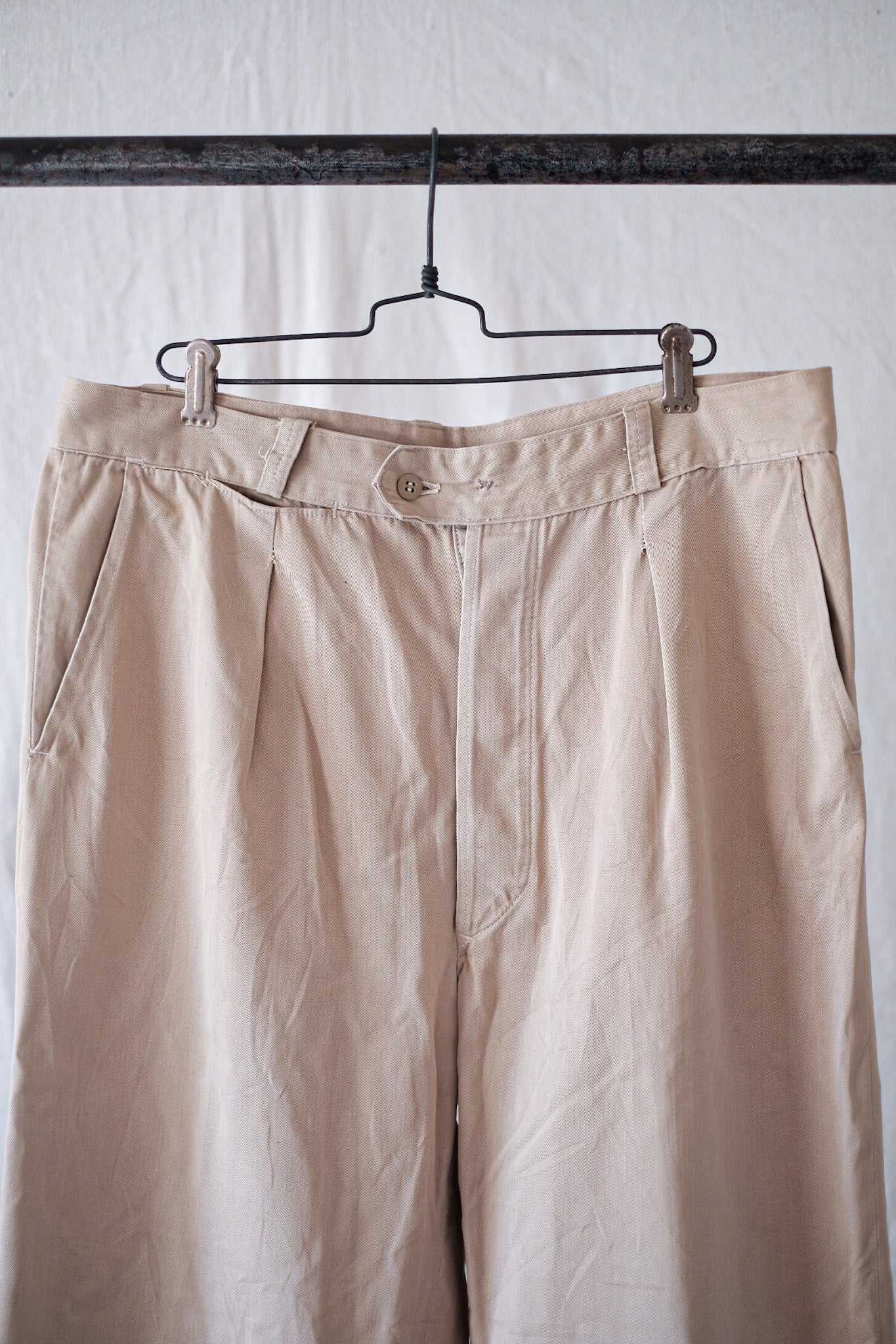 【~50's】French Vintage Chino Work Pants "Adolphe Lafont"