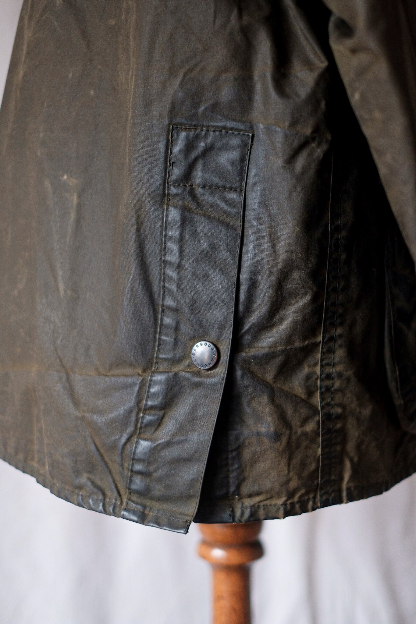 【~90's】Vintage Barbour "BEDALE" 3 Crest Size.40