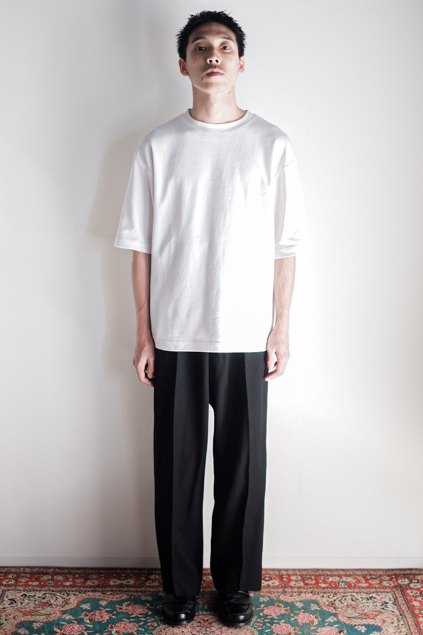 【~40's】German Vintage Black Wool Trousers