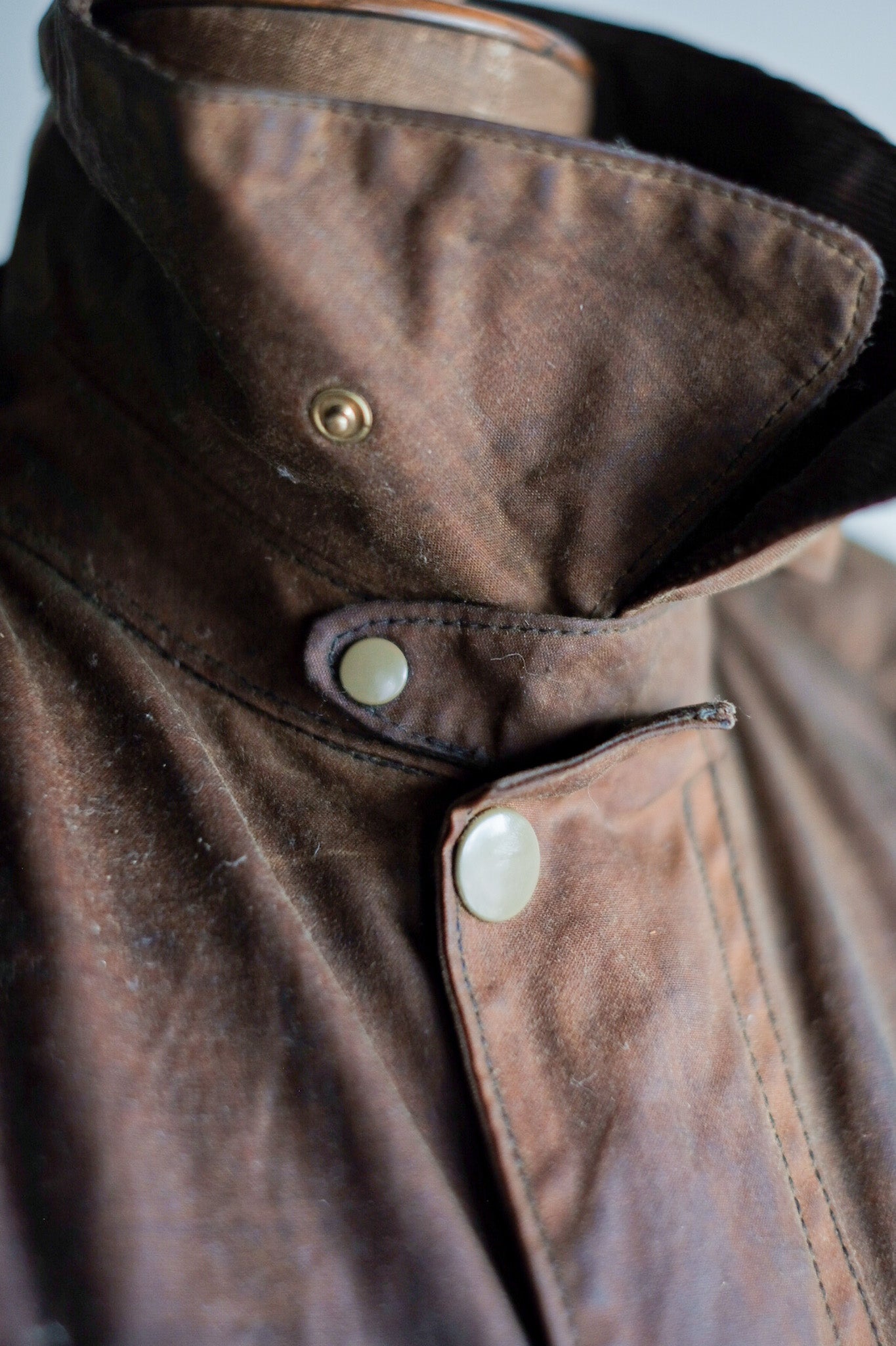 【~60's】Vintage Barbour "Solway Zipper" Yellow Label