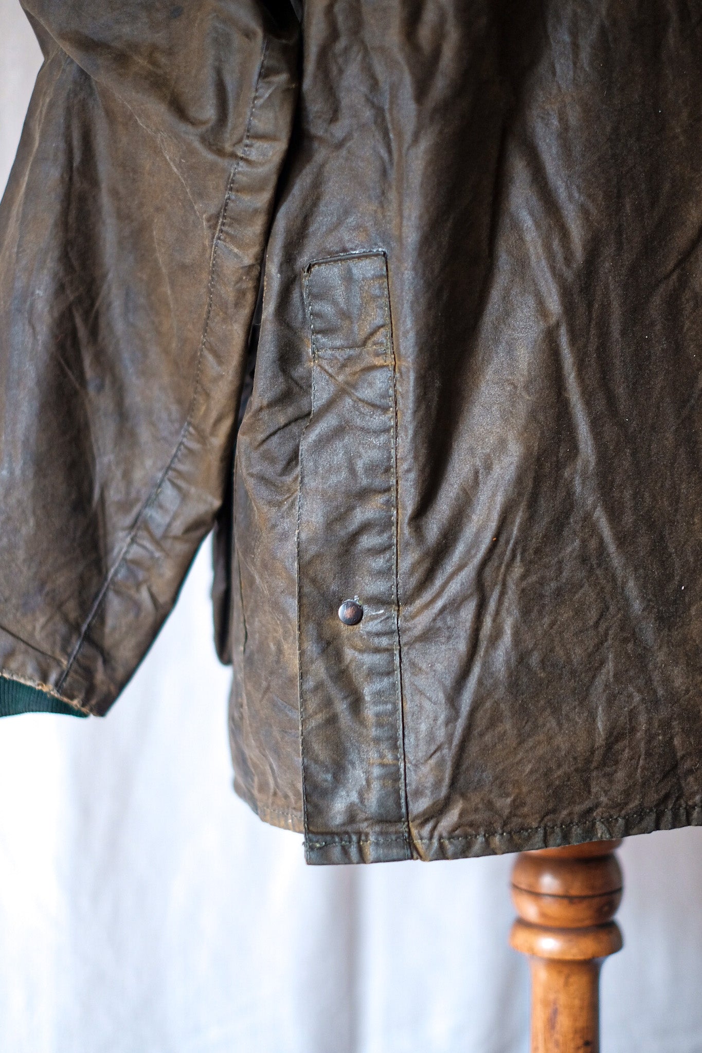 【~80's】Vintage Barbour "BEDALE" 2 Crest Size.38