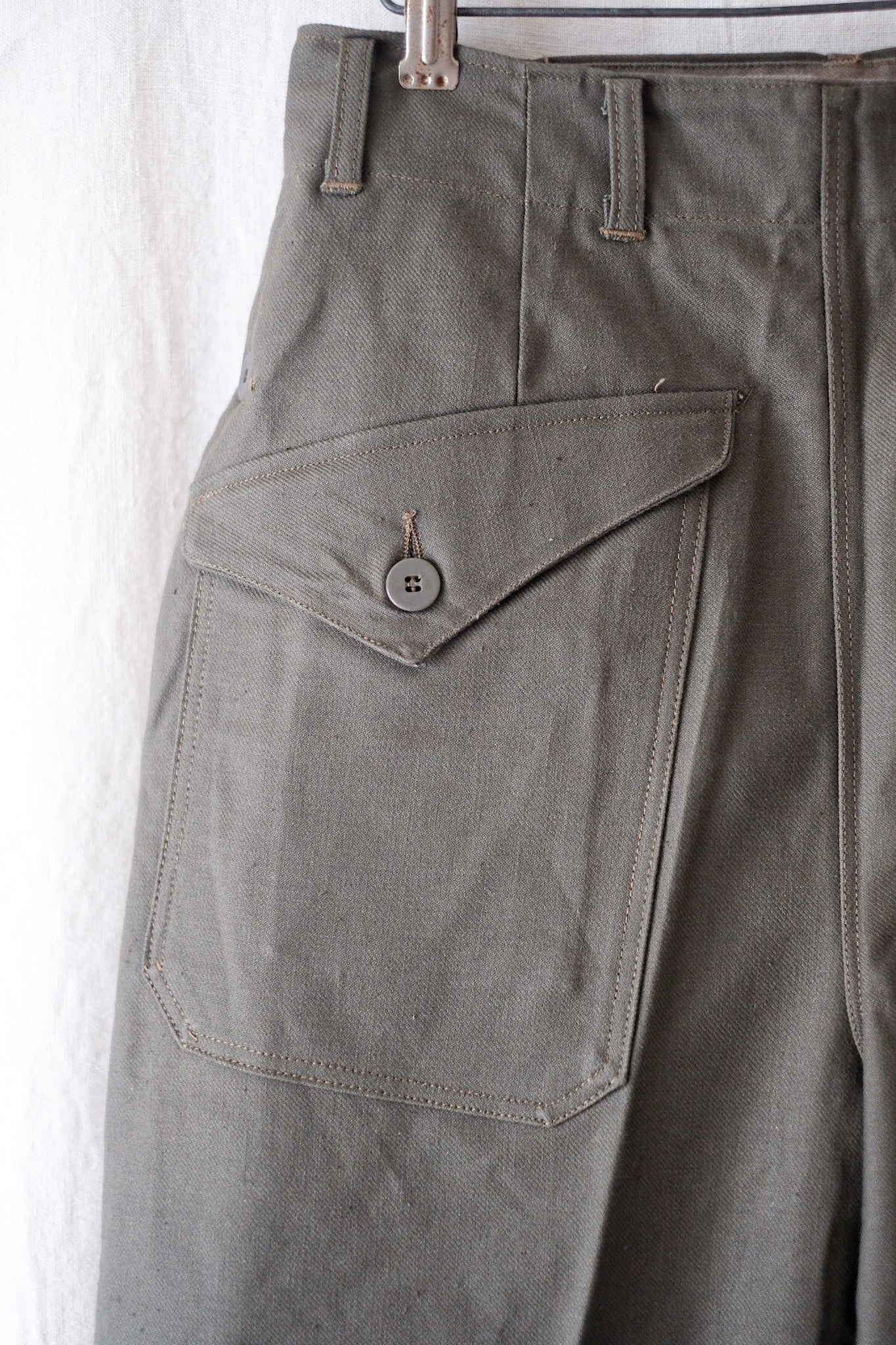 【~50's】Swedish Army M39 Trousers "Dead Stock"