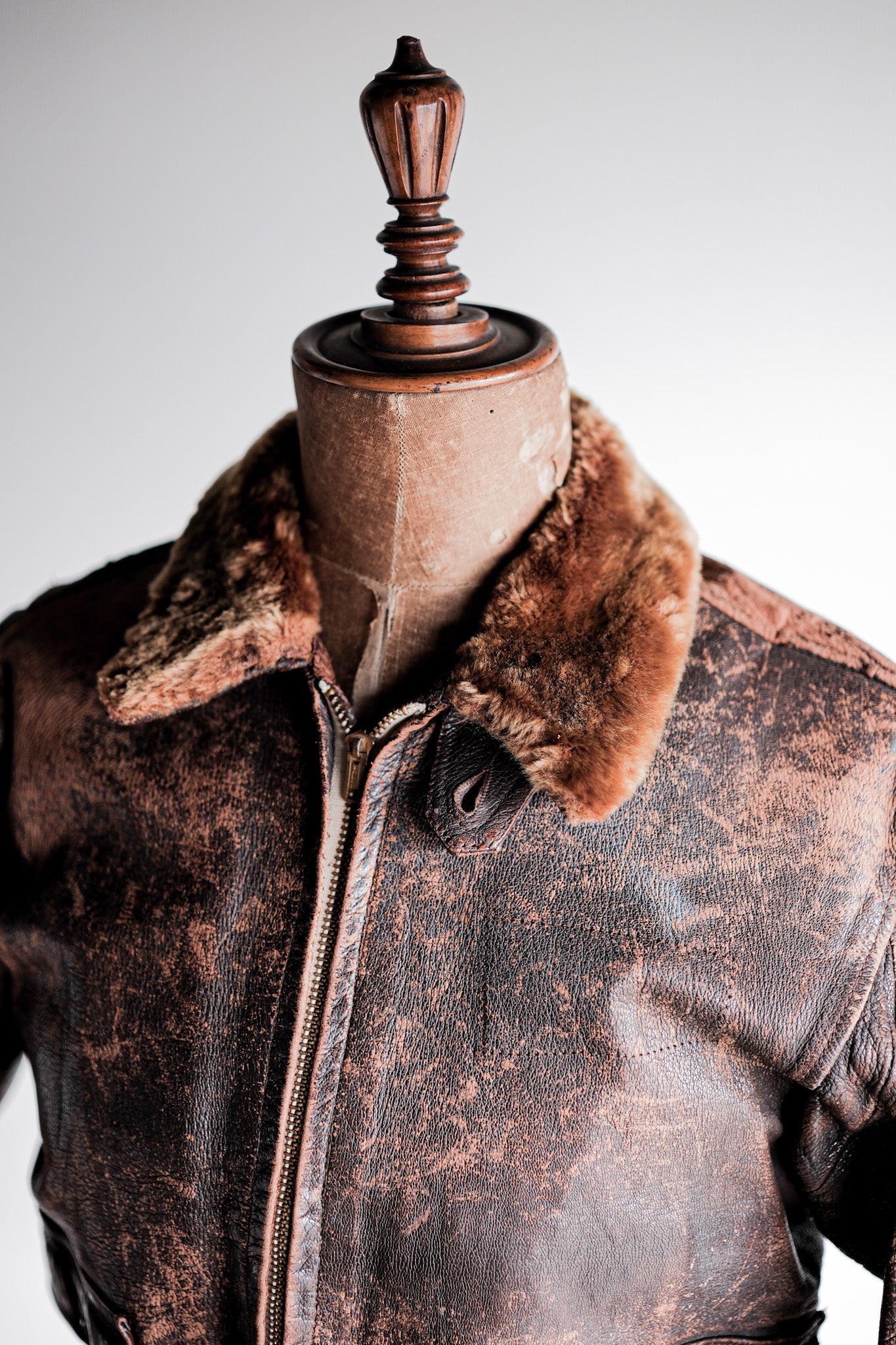 【~40's】U.S.NAVY M-422A Leather Flight Jacket