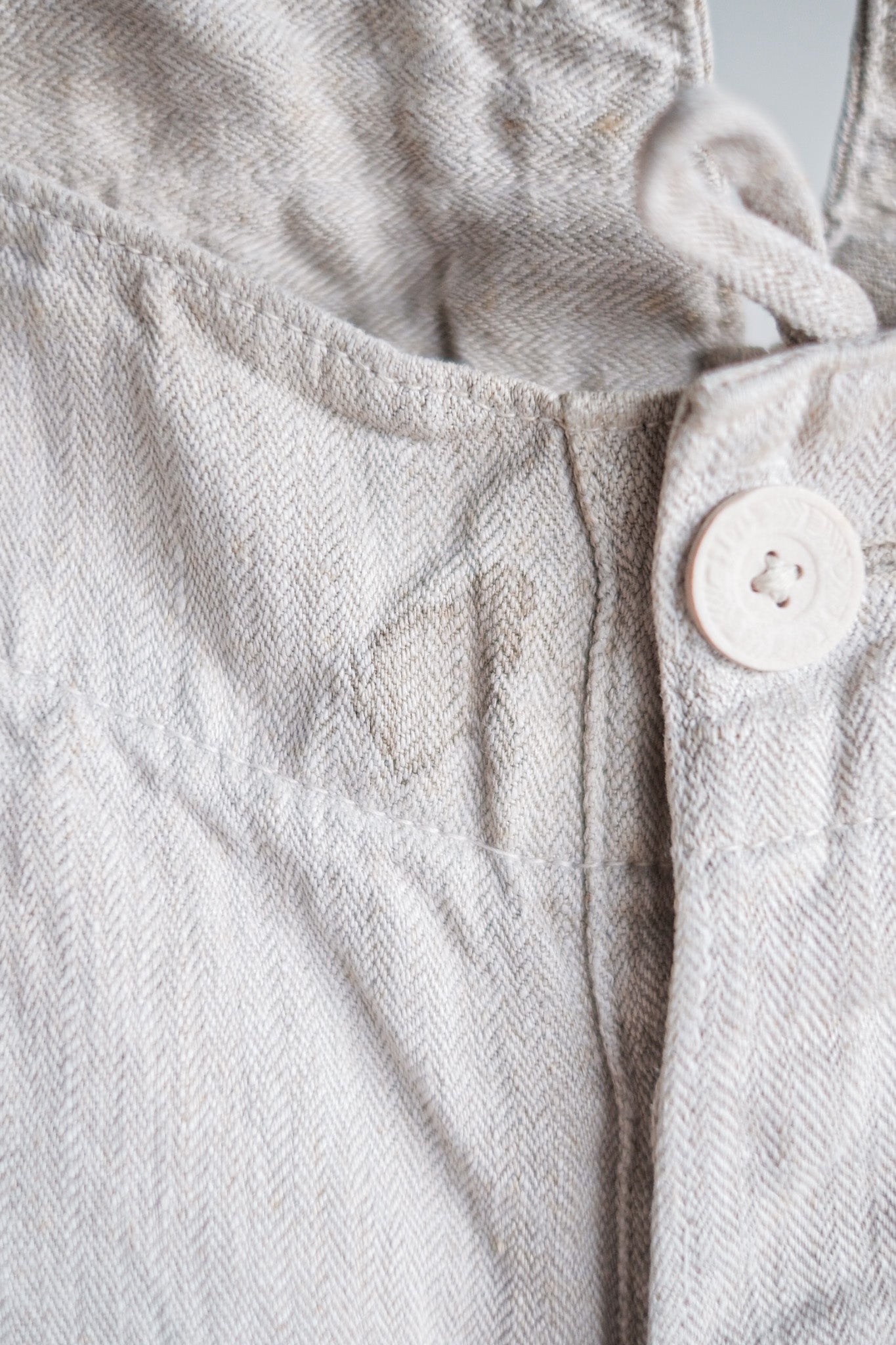 【~40's】WW2 German Army Drillich HBT Linen Trousers