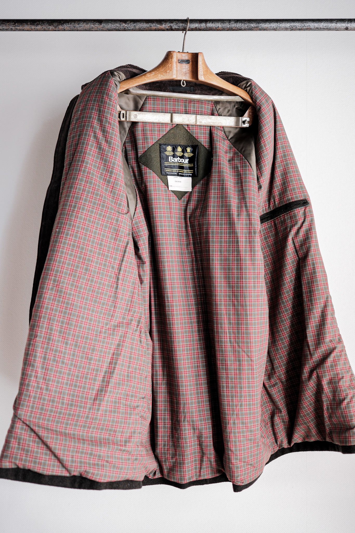 【~90's】Vintage Barbour "LODEN JACKET" 3 Crest Size.42