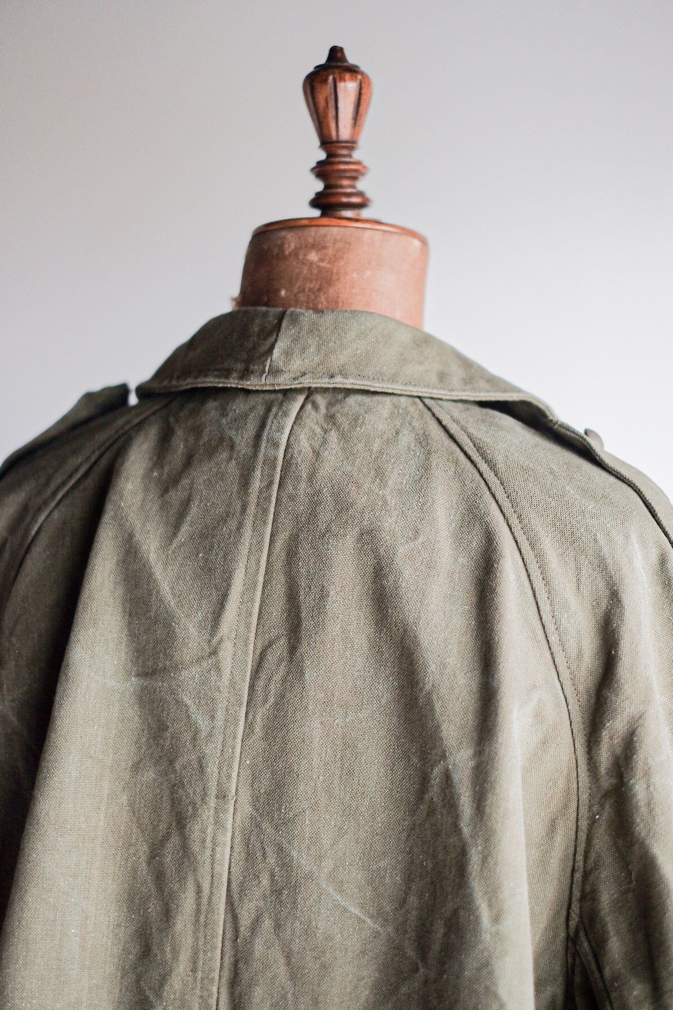 【~50's】French Army M35 Motorcycle Coat Size.2 "Dead Stock"