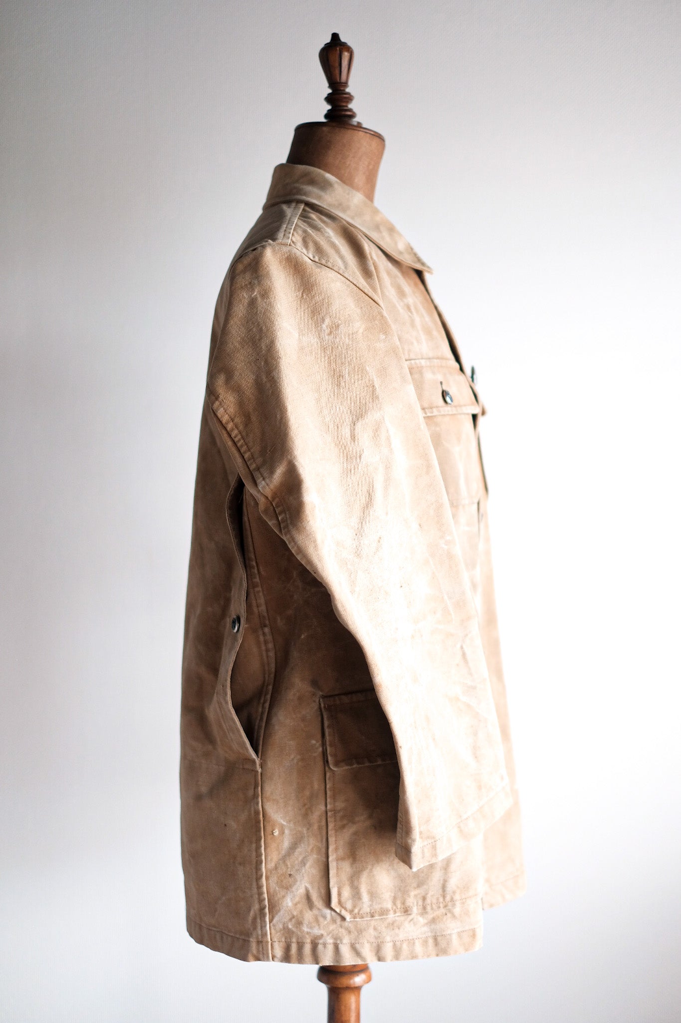 【~40's】French Vintage Cotton Canvas Hunting Jacket