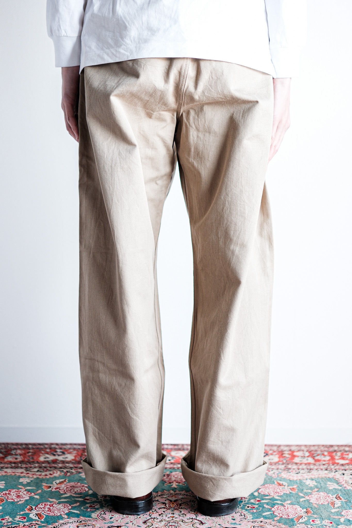 【~60's】French Army M52 Chino Trousers Size.35