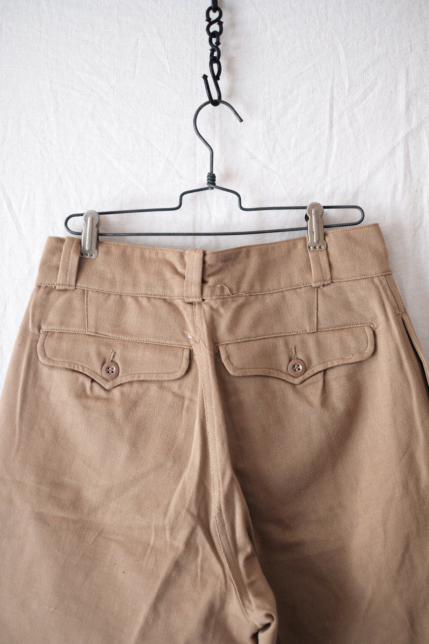 【~60's】French Army M52 Chino Shorts Size.1 "Dead Stock"