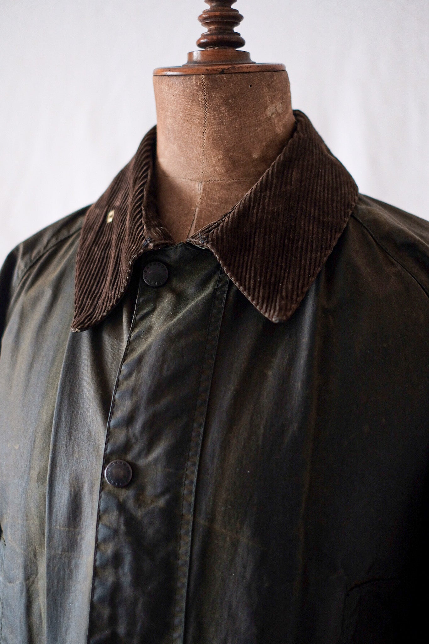 【~90's】Vintage Barbour "BEDALE" 3 Crest Size.40