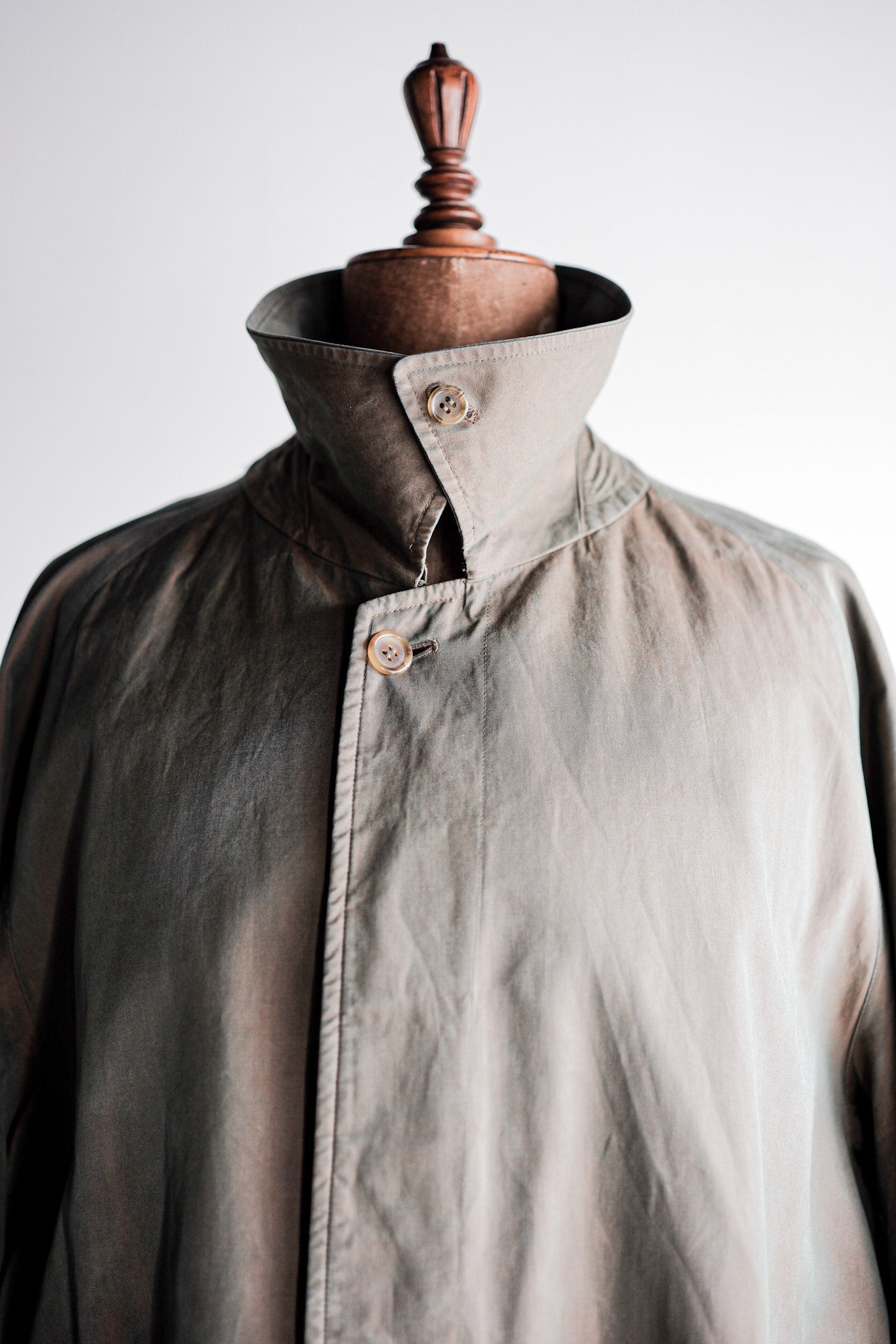 【~80's】Vintage Burberry's Single Raglan Balmacaan Coat C100 Size.54REG "TAMAMUSHI"