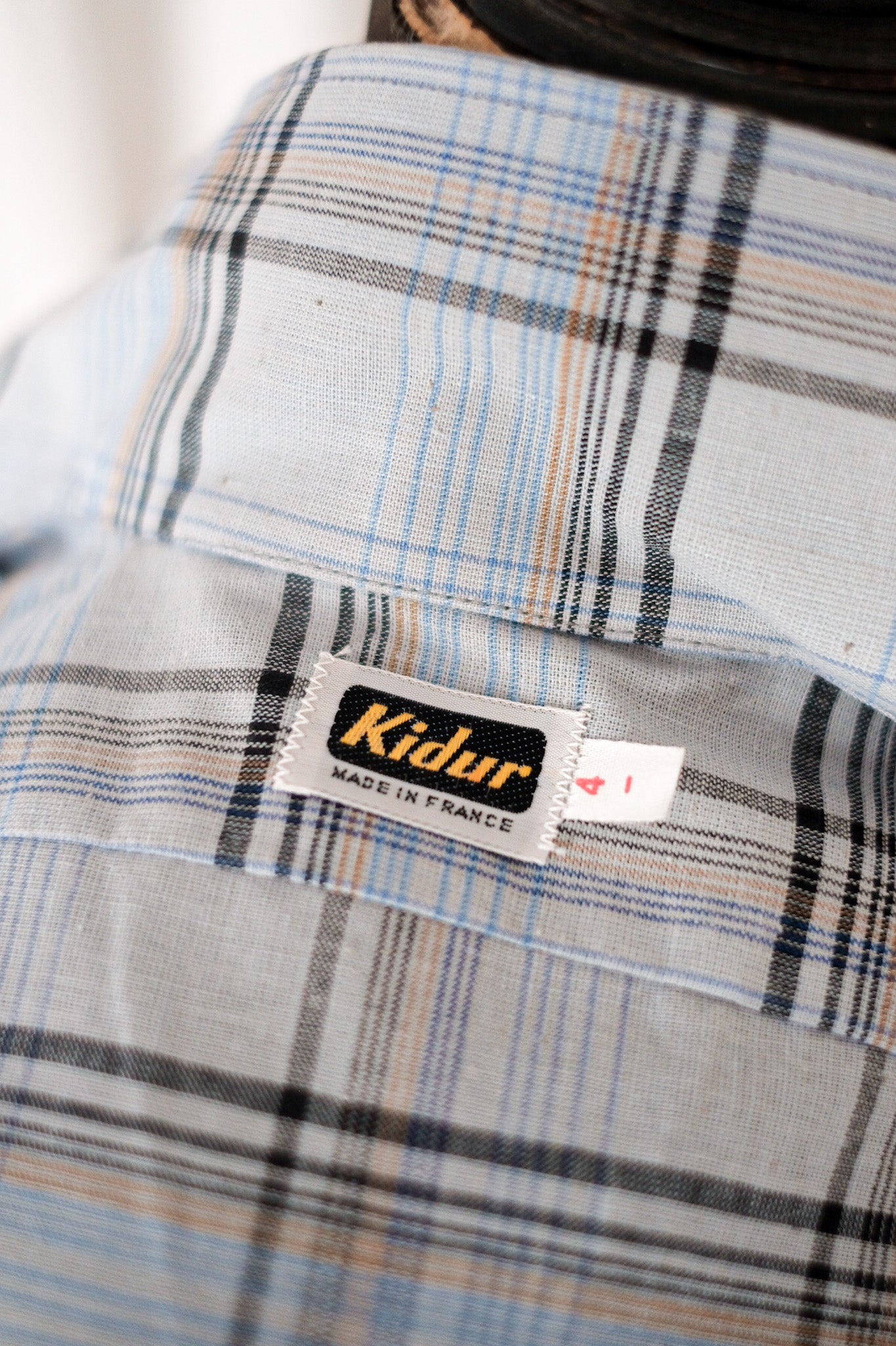 【~70's】French Vintage Short Sleeve Shirt "Dead Stock"