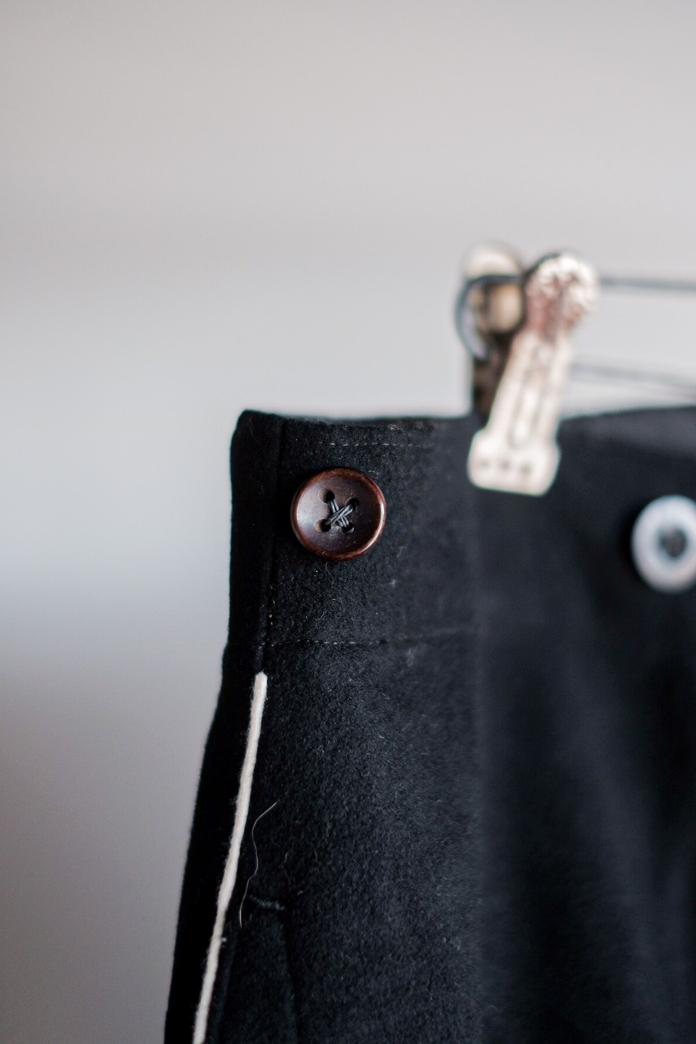 【~40's】French Vintage Side Line Wool Trousers "Dead Stock"