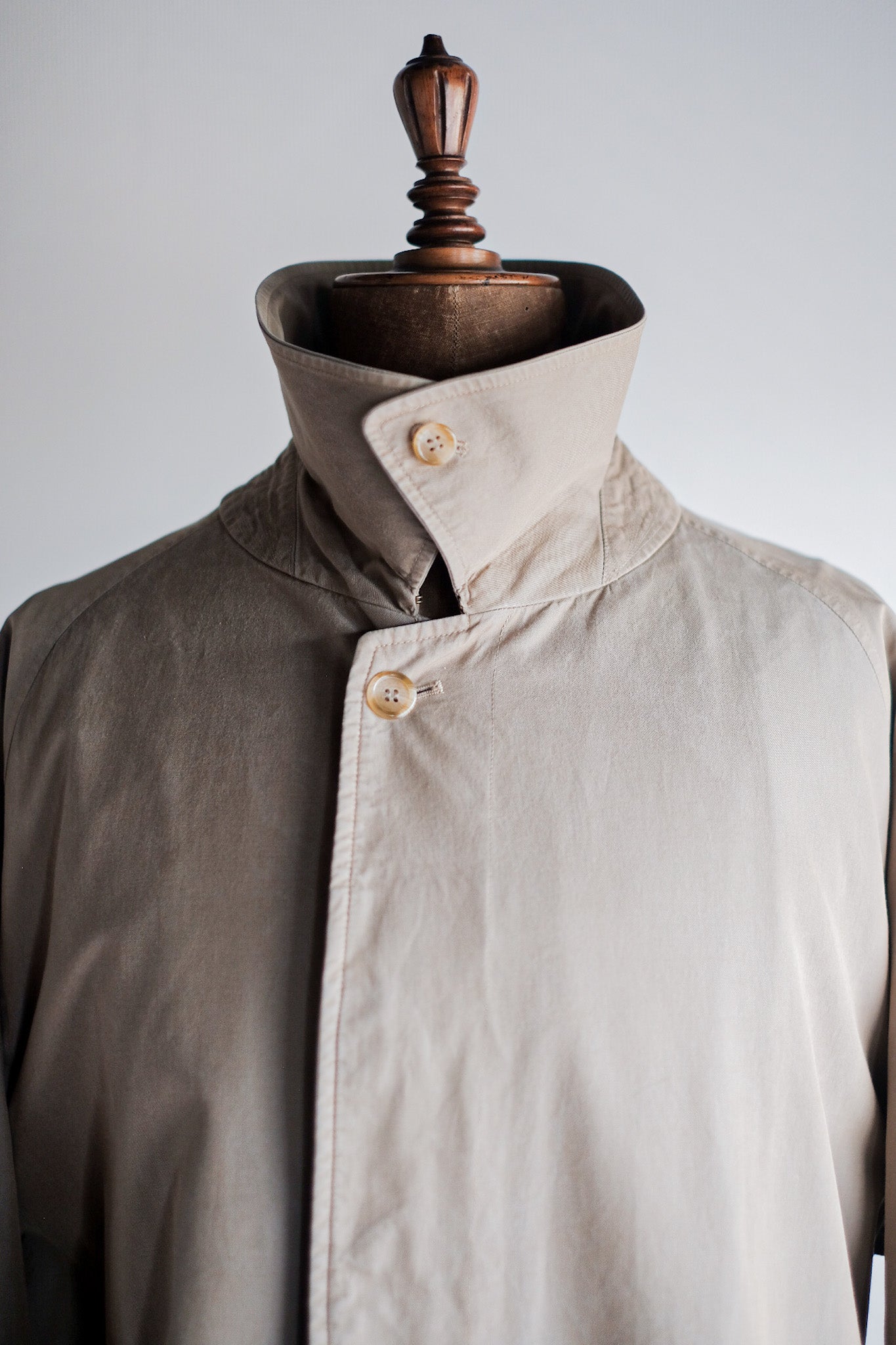 【~80's】Vintage Burberry's Single Raglan Rider Coat C100