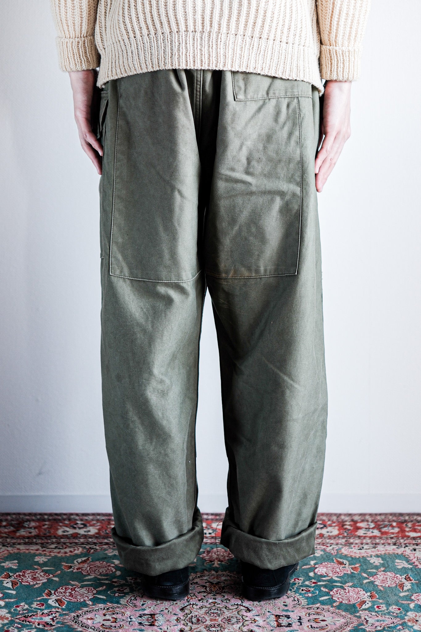 【~60's】British Army 1960 Pattern Combat Trousers Size.4