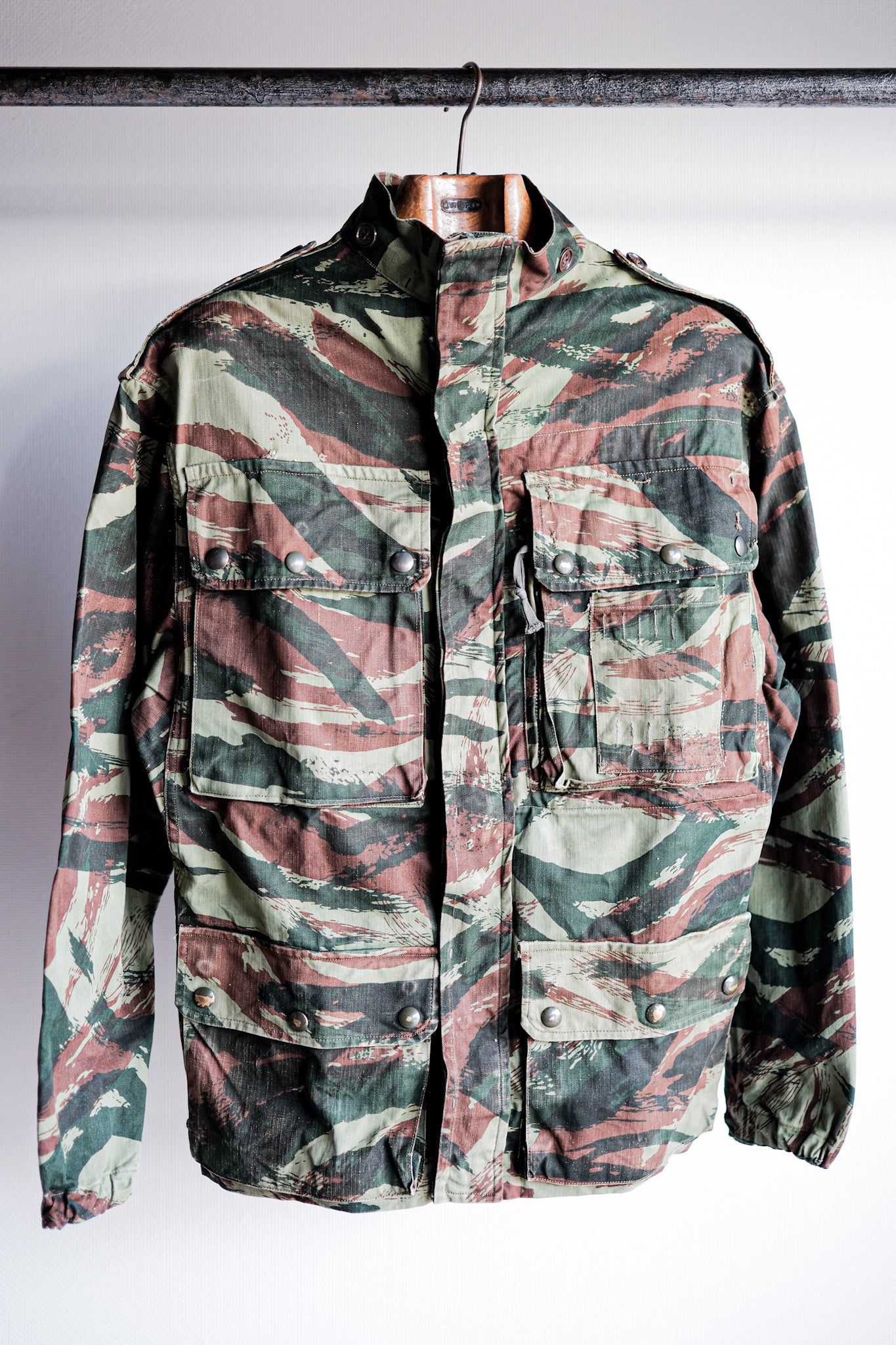 【~60's】French Army TAP47/56 Lizard Camo Paratrooper Jacket