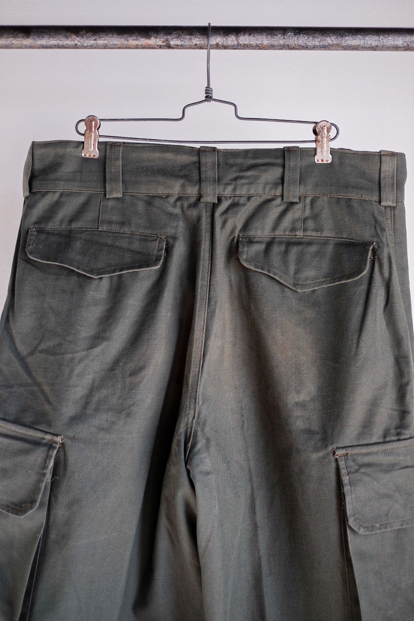 【~50's】French Air Force M47 Field Trousers Size.84XL "Le Pigeon Voyageur" "Dead Stock"