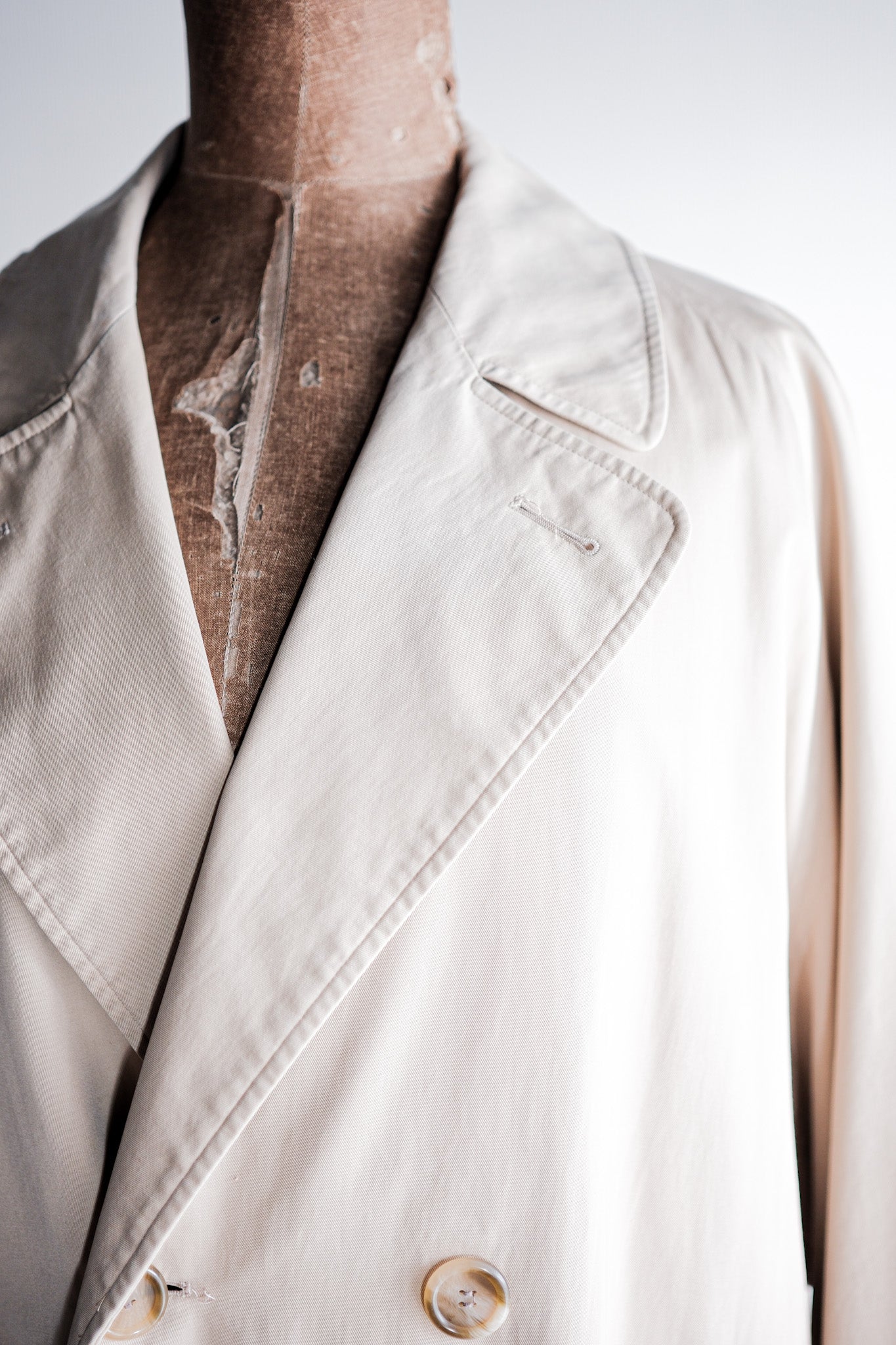 【~70's】Vintage Burberry's Single Raglan Double Breasted Coat "LODEN-FREY 別注"
