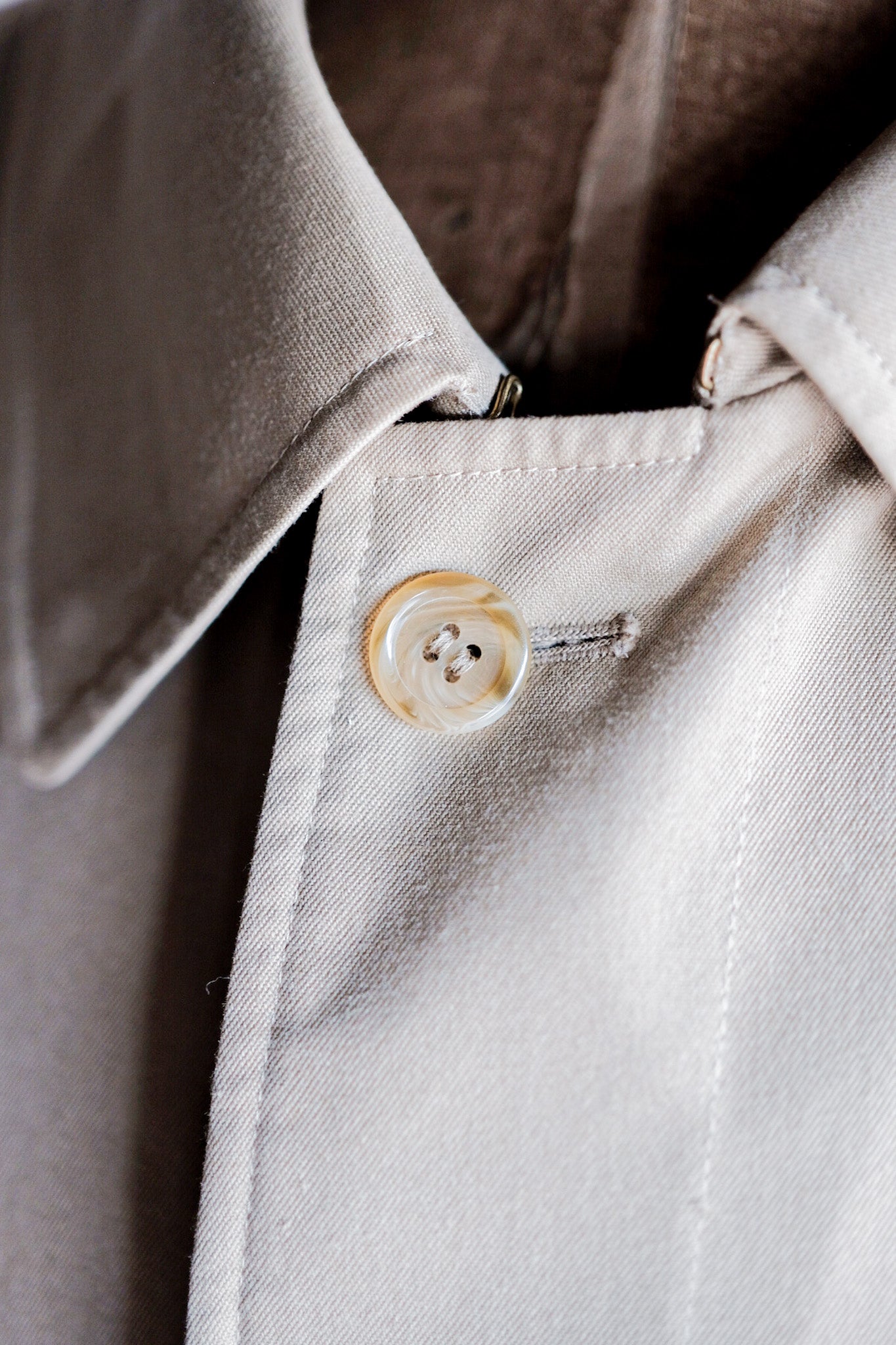 【~80's】Vintage Burberry's Single Raglan Rider Coat Size.52RL