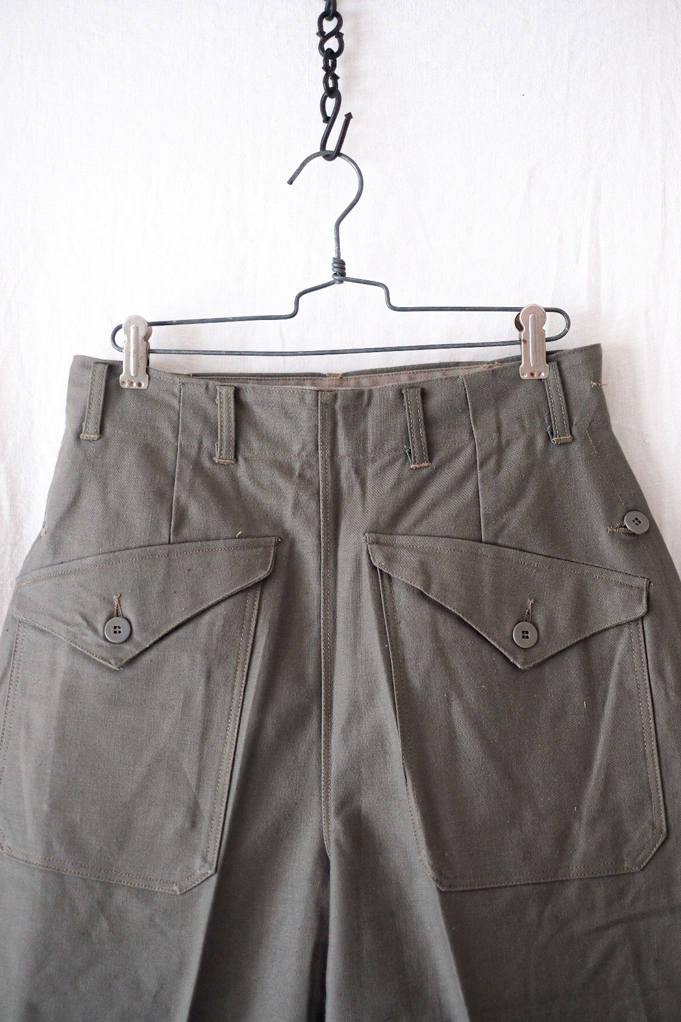 【~50's】Swedish Army M39 Trousers "Dead Stock"
