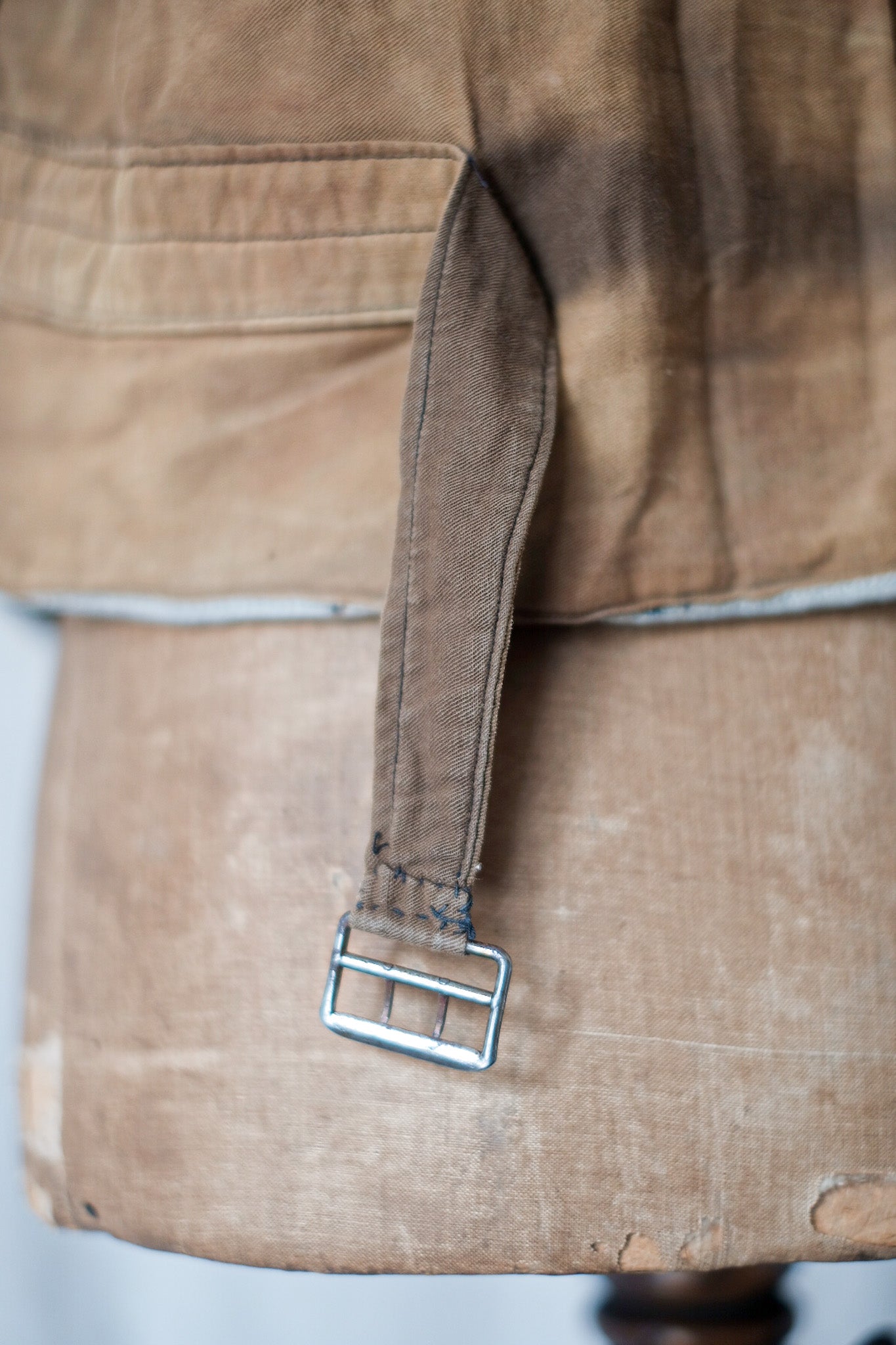 【~30's】French Vintage Brown Corduroy Hunting Gilet