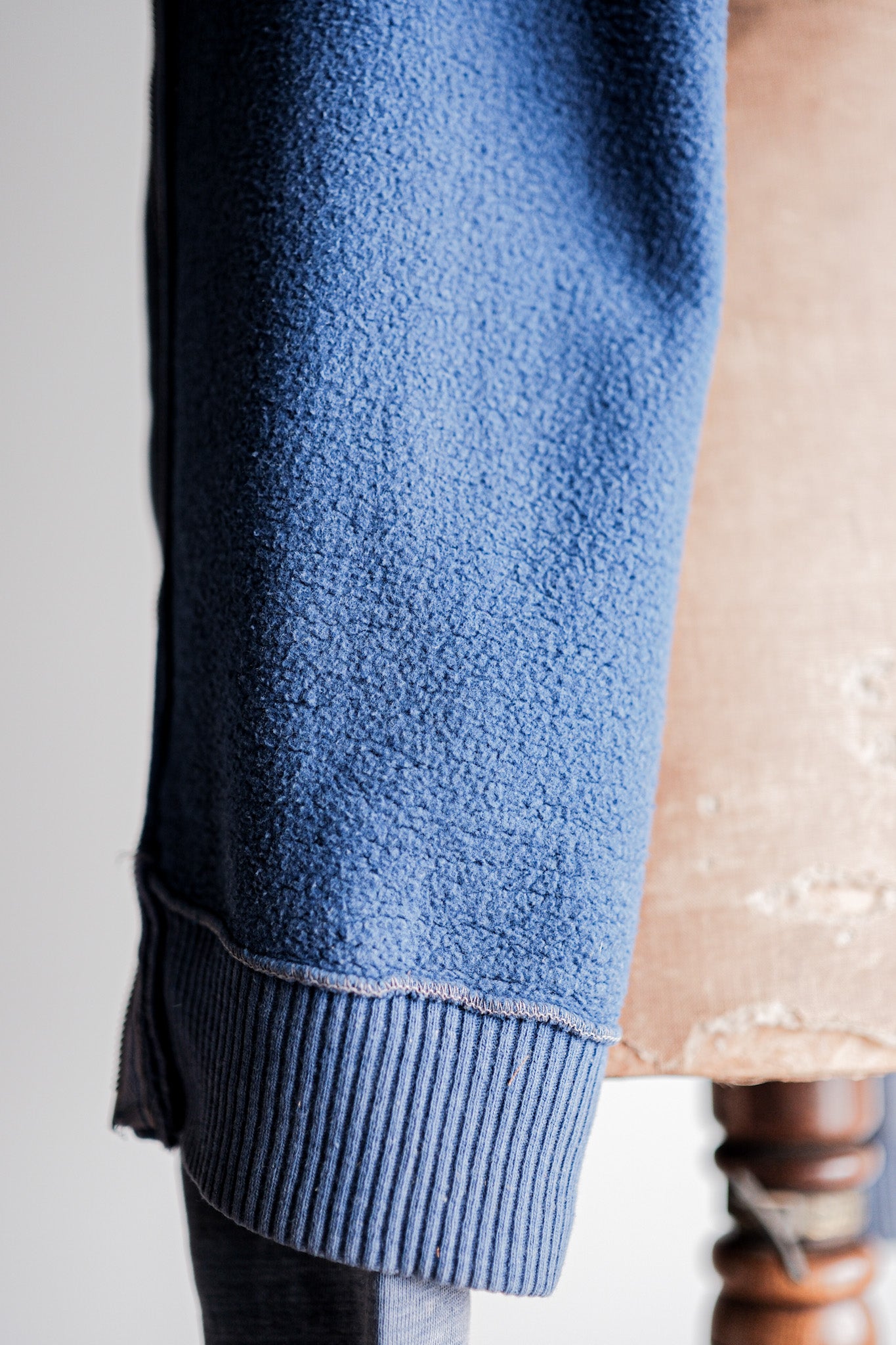 【~60's】French Vintage Full Zip Cotton Sweatshirt