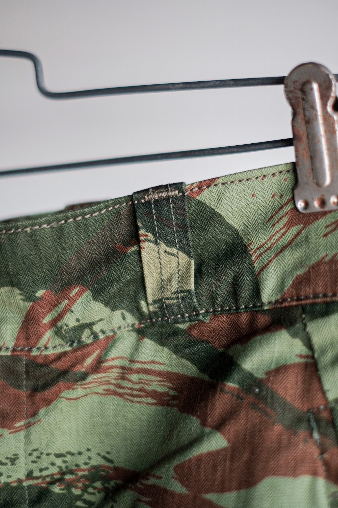 【~60's】French Army M47 Lizard Camo Field Trousers Size.76M