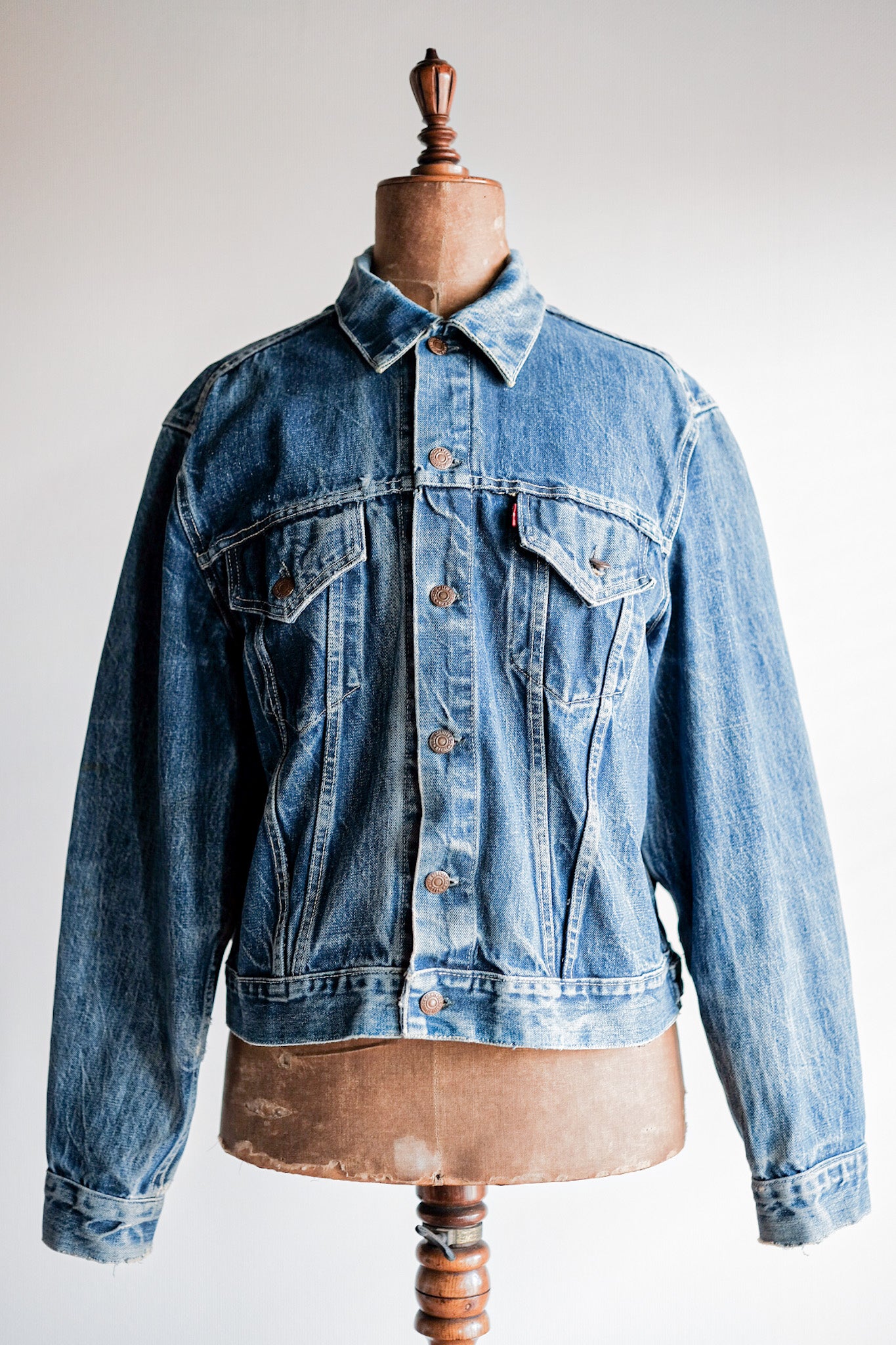 【~60's】Vintage Levi's 557 Denim Jacket "Big E"