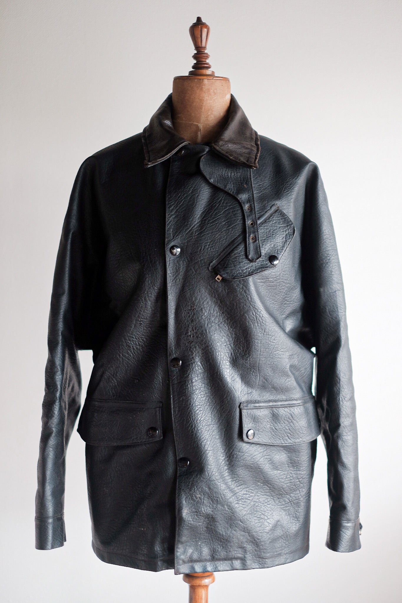 【~50's】Vintage Belstaff P.V.C Suit "BLACK PANTHER"