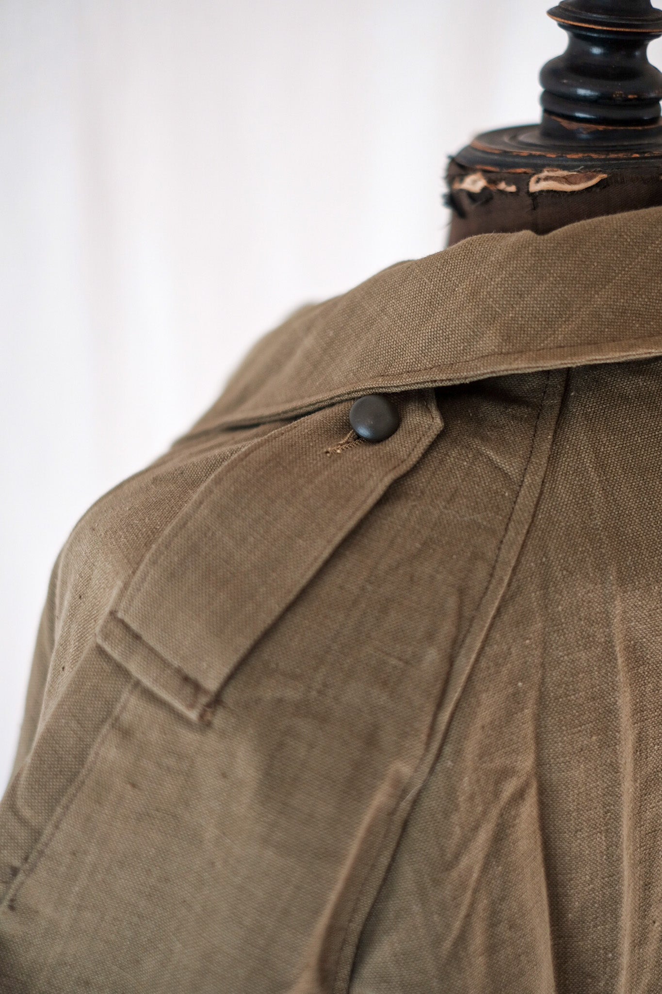 【~50's】French Army M35 Motorcycle Coat Size.1 "Dead Stock"
