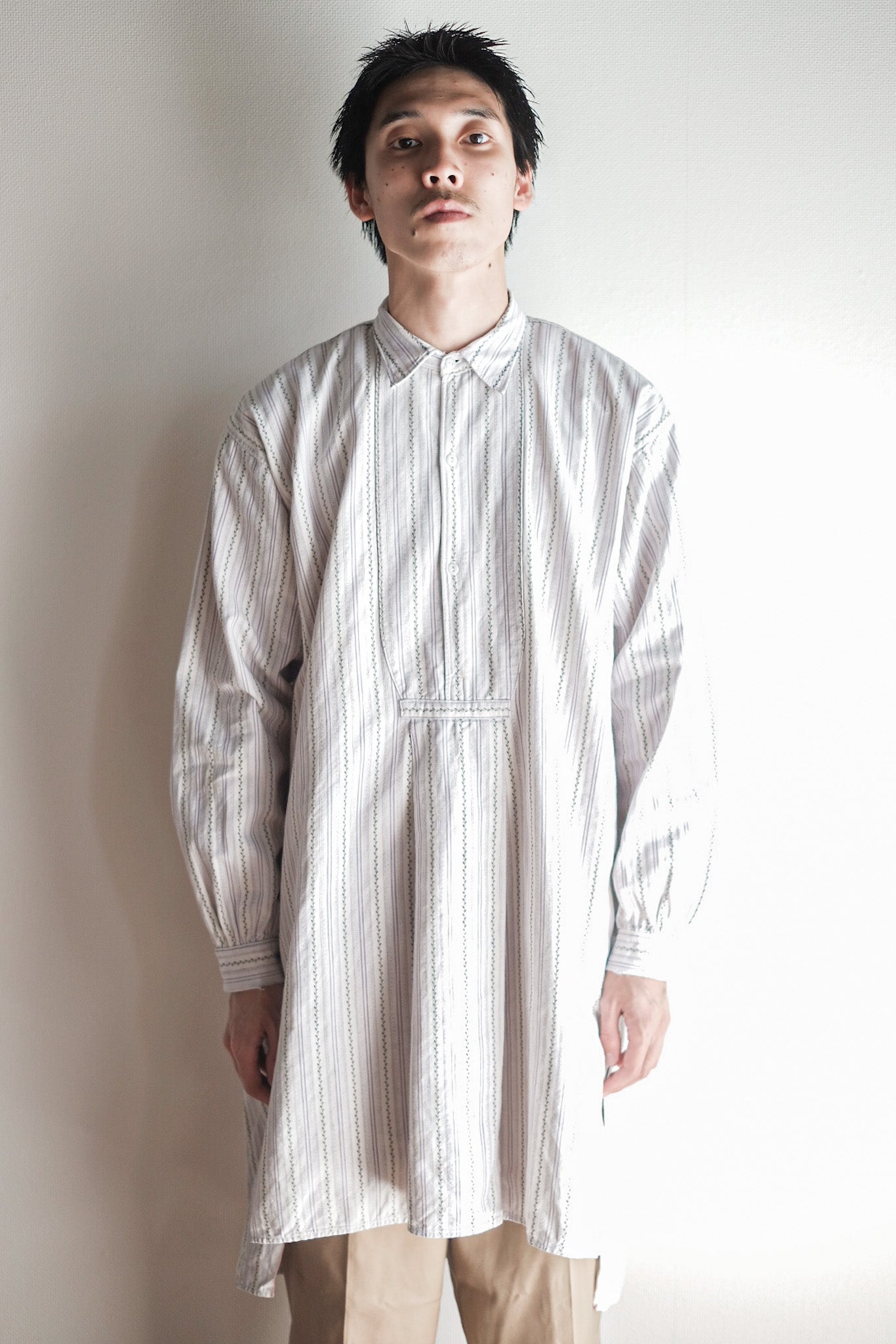 【~20's】French Vintage Grandpa Shirt