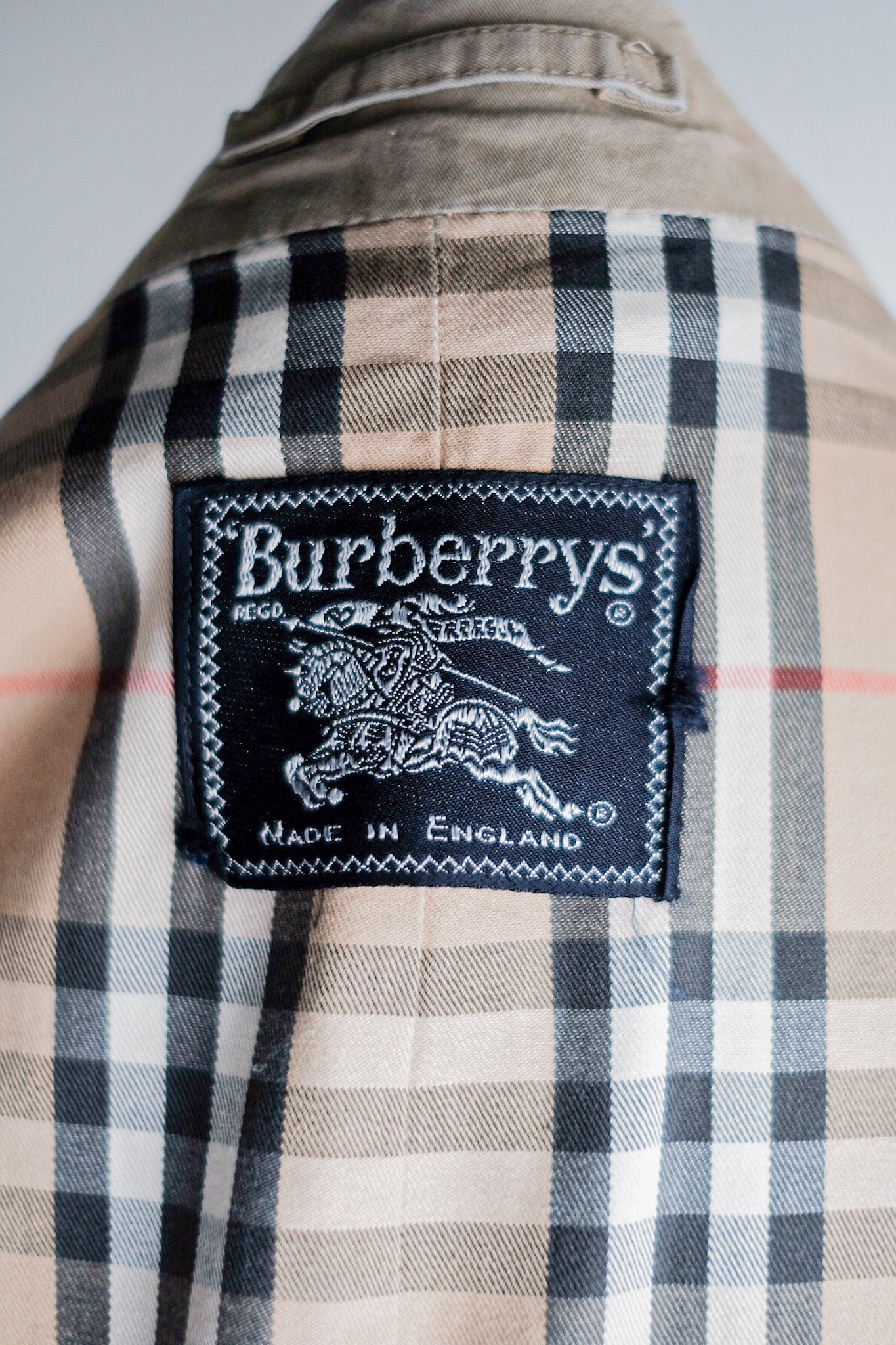 【~80's】Vintage Burberry's Single Raglan Rider Coat C100