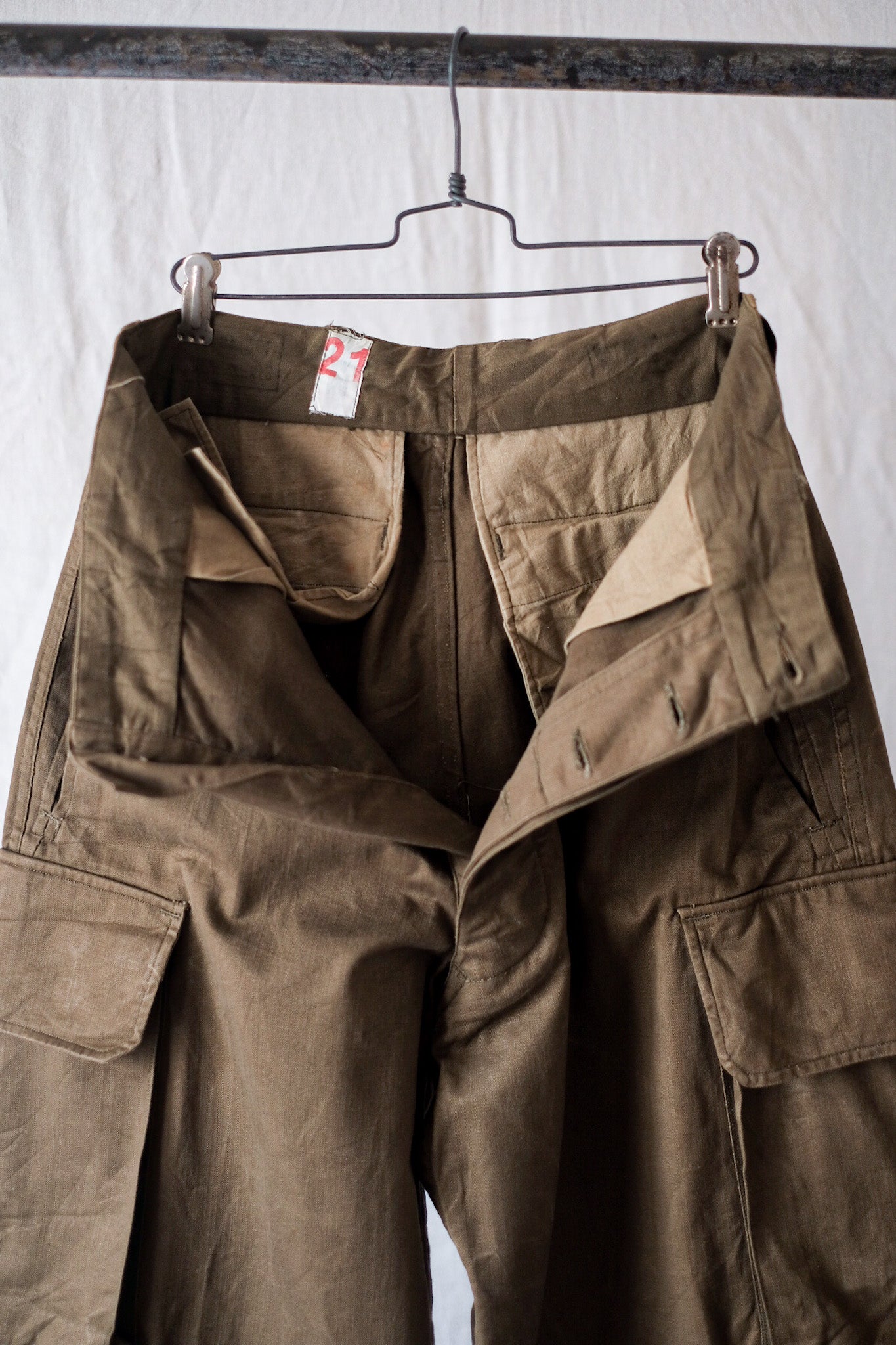 【~60's】French Army M47 Field Trousers Size.21 "Dead Stock"