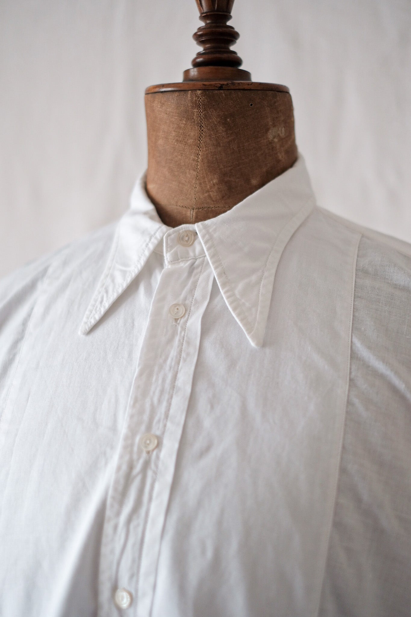 【~40's】French Vintage Grandpa Shirt