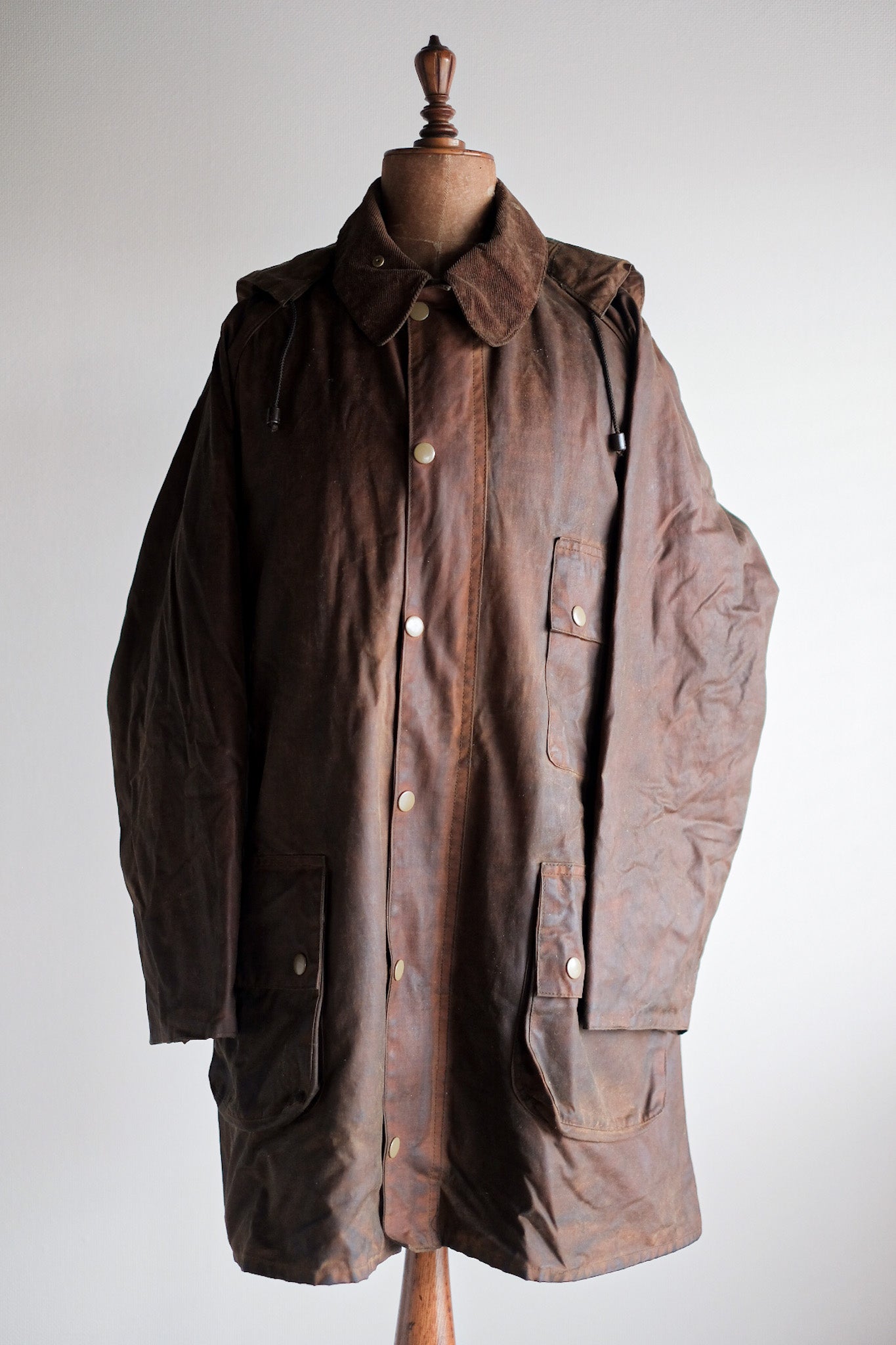 【~60's】Vintage Barbour "Solway Zipper" Yellow Label