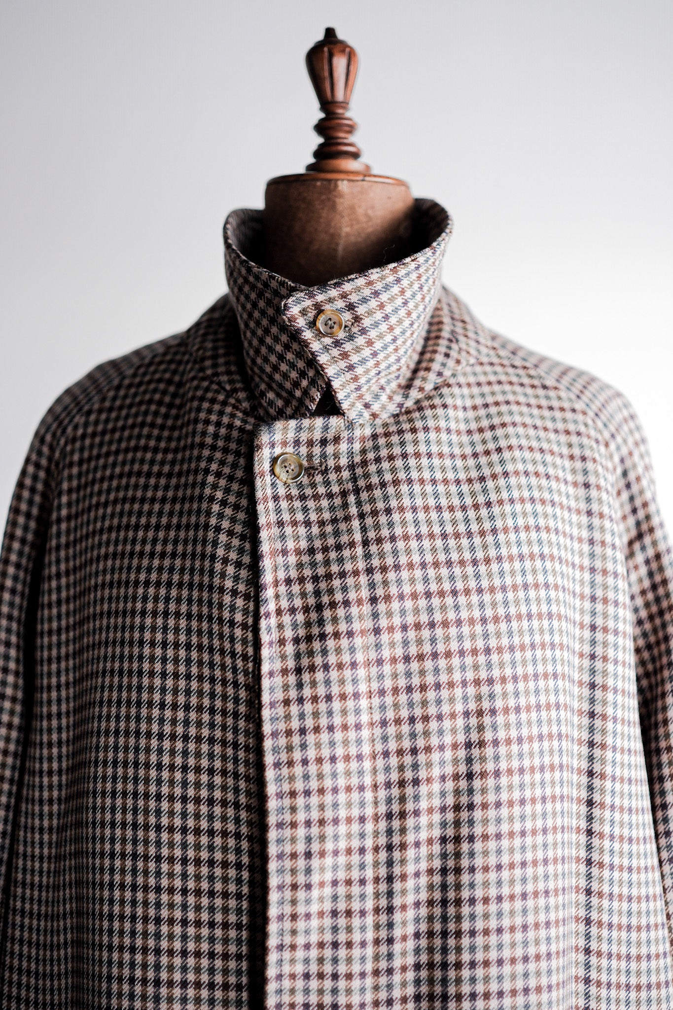 【~80's】Vintage Burberry's Single Raglan Wool Balmacaan Coat Size.56REG