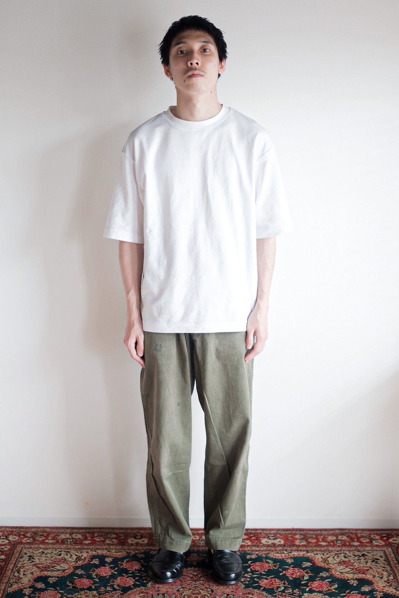 【~60's】British Army Green Drill Trousers