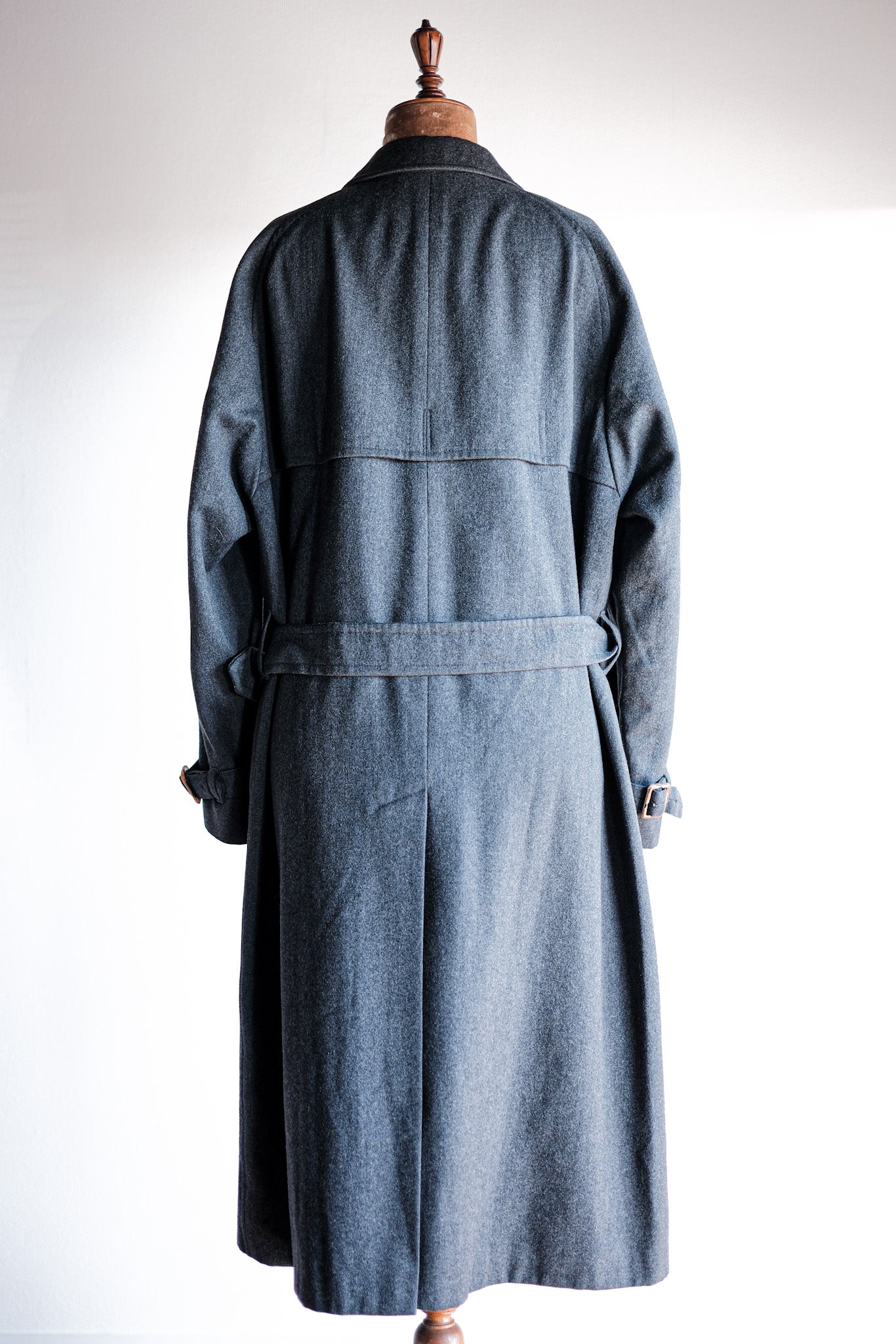【~70's】Vintage Aquascutum Single Raglan Wool Rider Coat