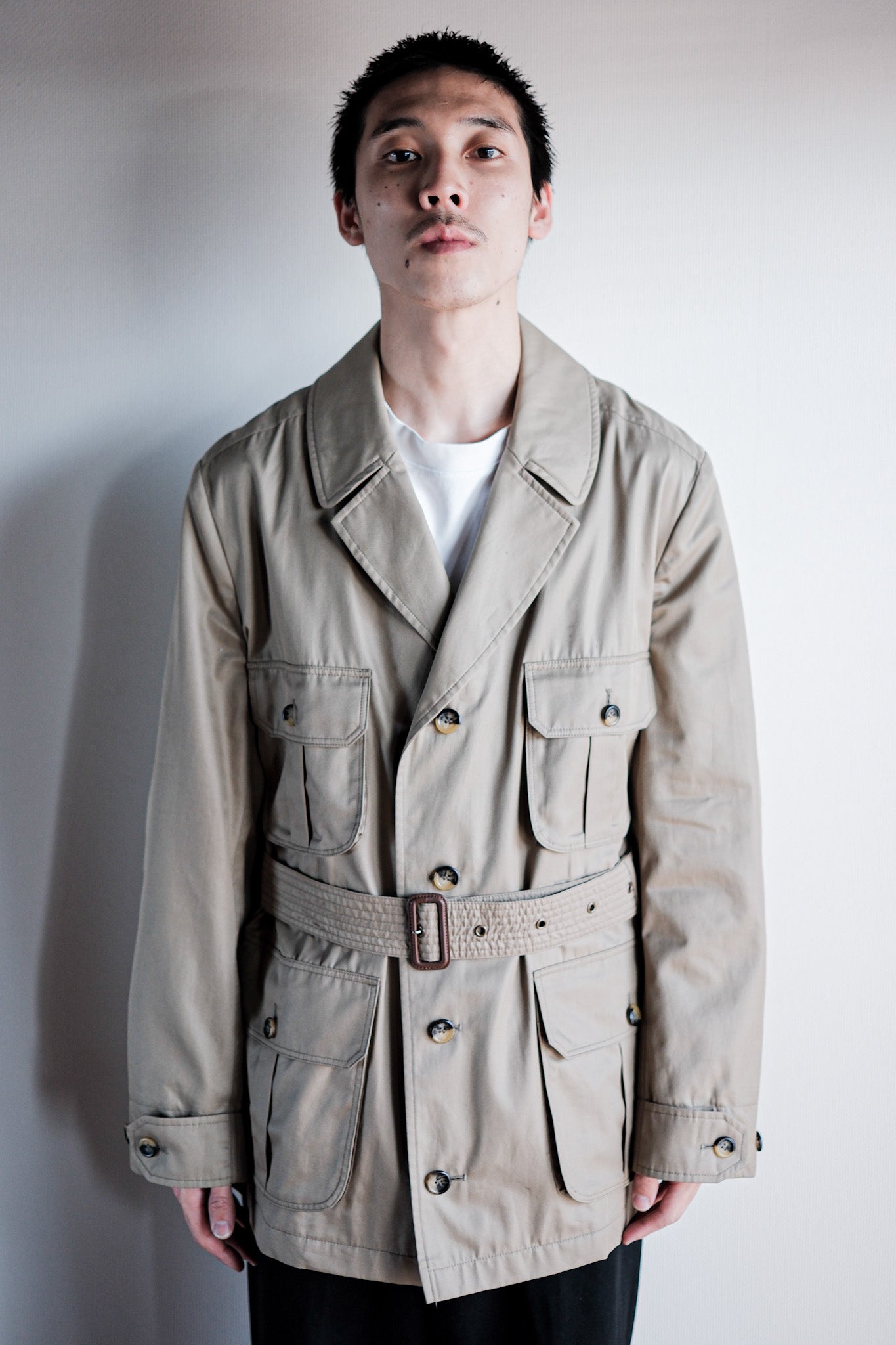 【~00’s】Grenfell Safari Style Jacket With Chin Strap