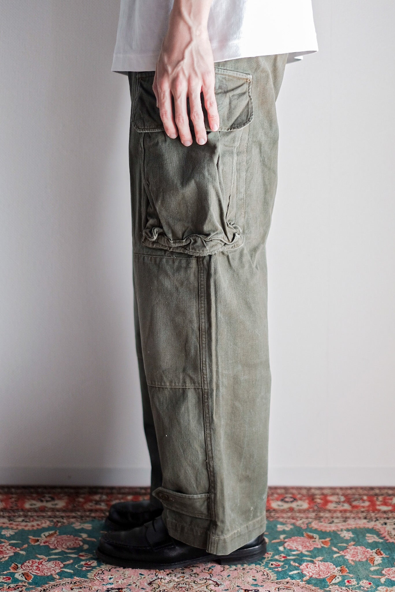 【~60's】French Army M47 Field Trousers Size.21