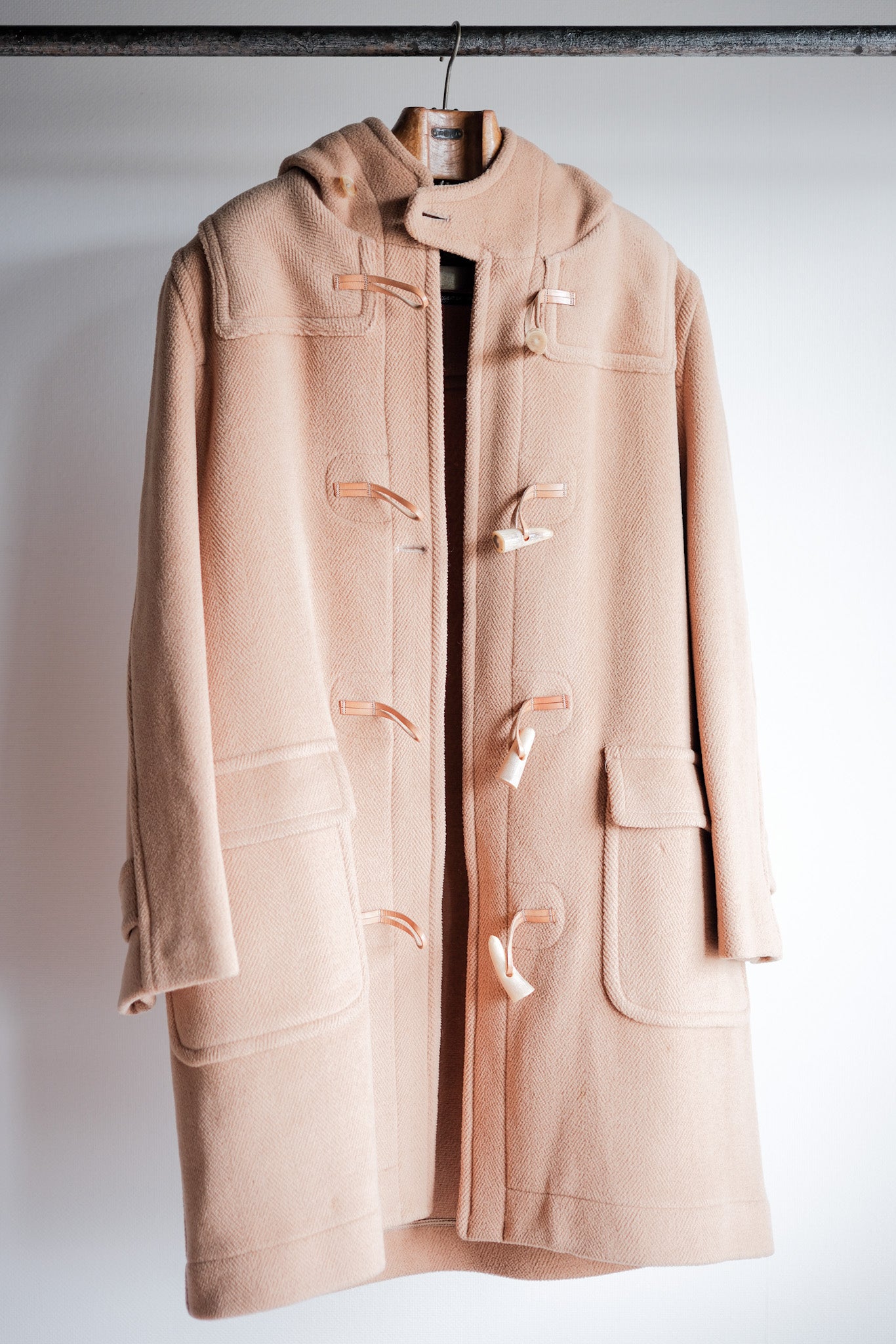 【~90's】Old INVERTERE Wool Duffle Coat "Moorbrook"