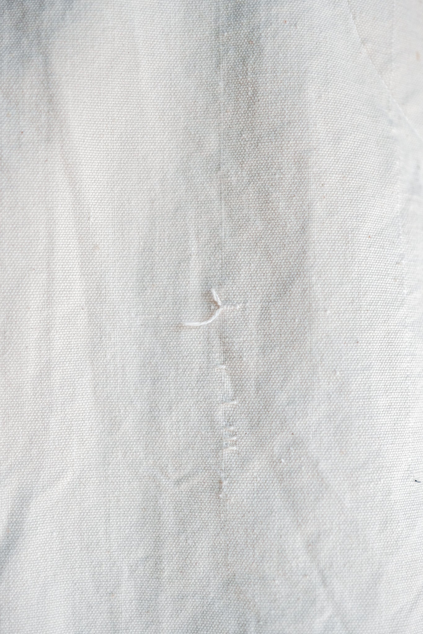 【~30's】French Navy Linen Sailor Smock "Dead Stock"