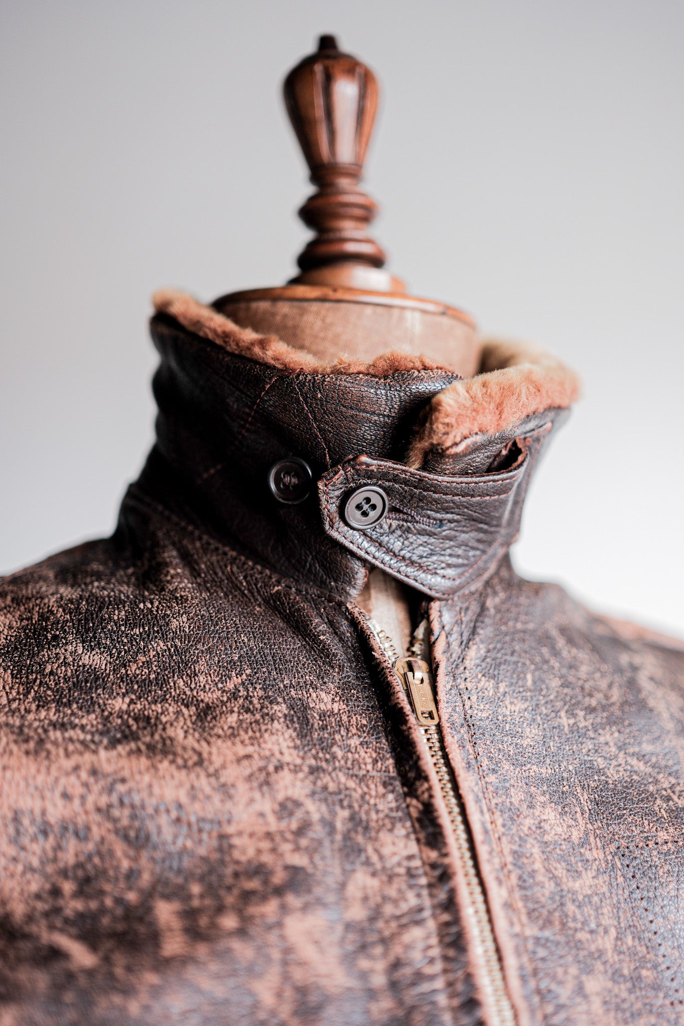 【~40's】U.S.NAVY M-422A Leather Flight Jacket