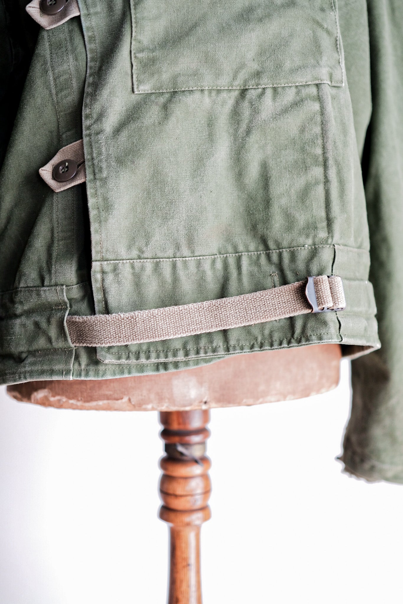 【~60's】Swedish Army Dispatch Rider Motorcycle Jacket With Liner Size.C56