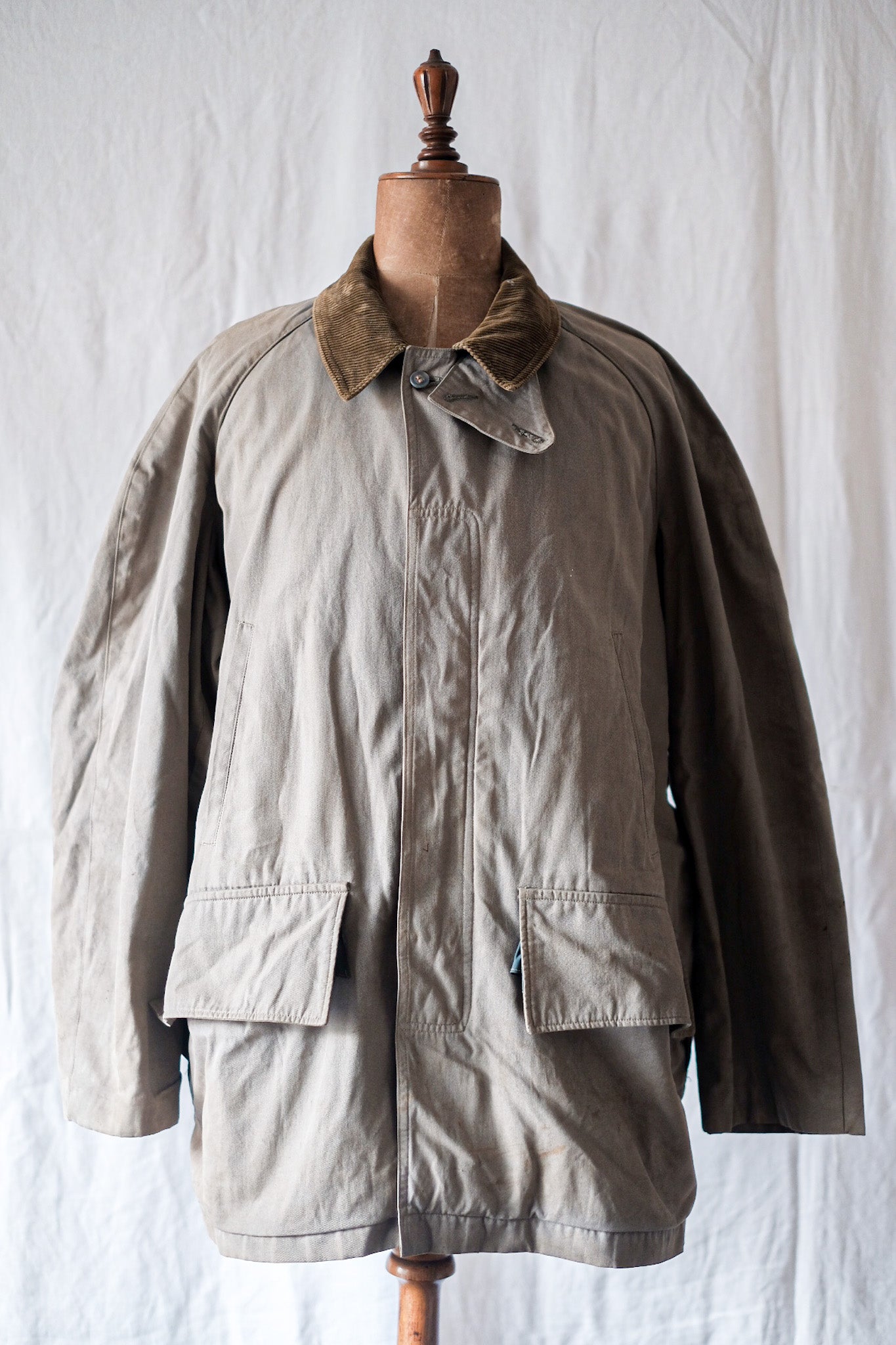 【~60's】French Vintage Cotton Hunting Jacket "Belle Jardiniere"