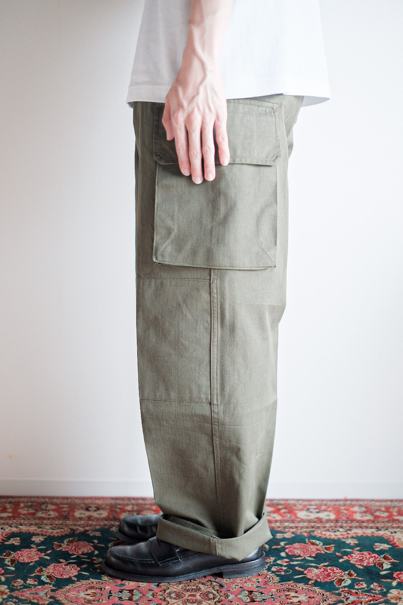 【~60's】French Army M47 Field Trousers Size.33 "Dead Stock"